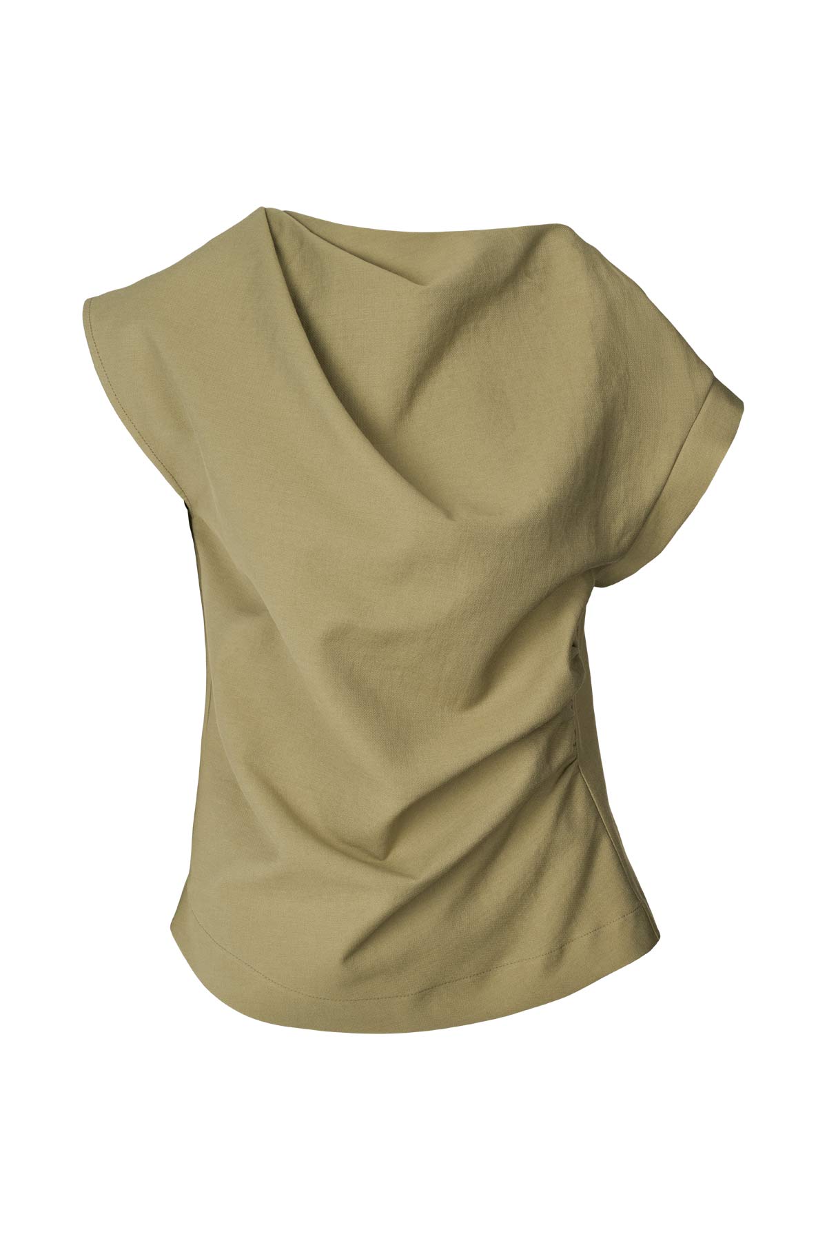 Jinda - Soft tailoring top I Pale Khaki