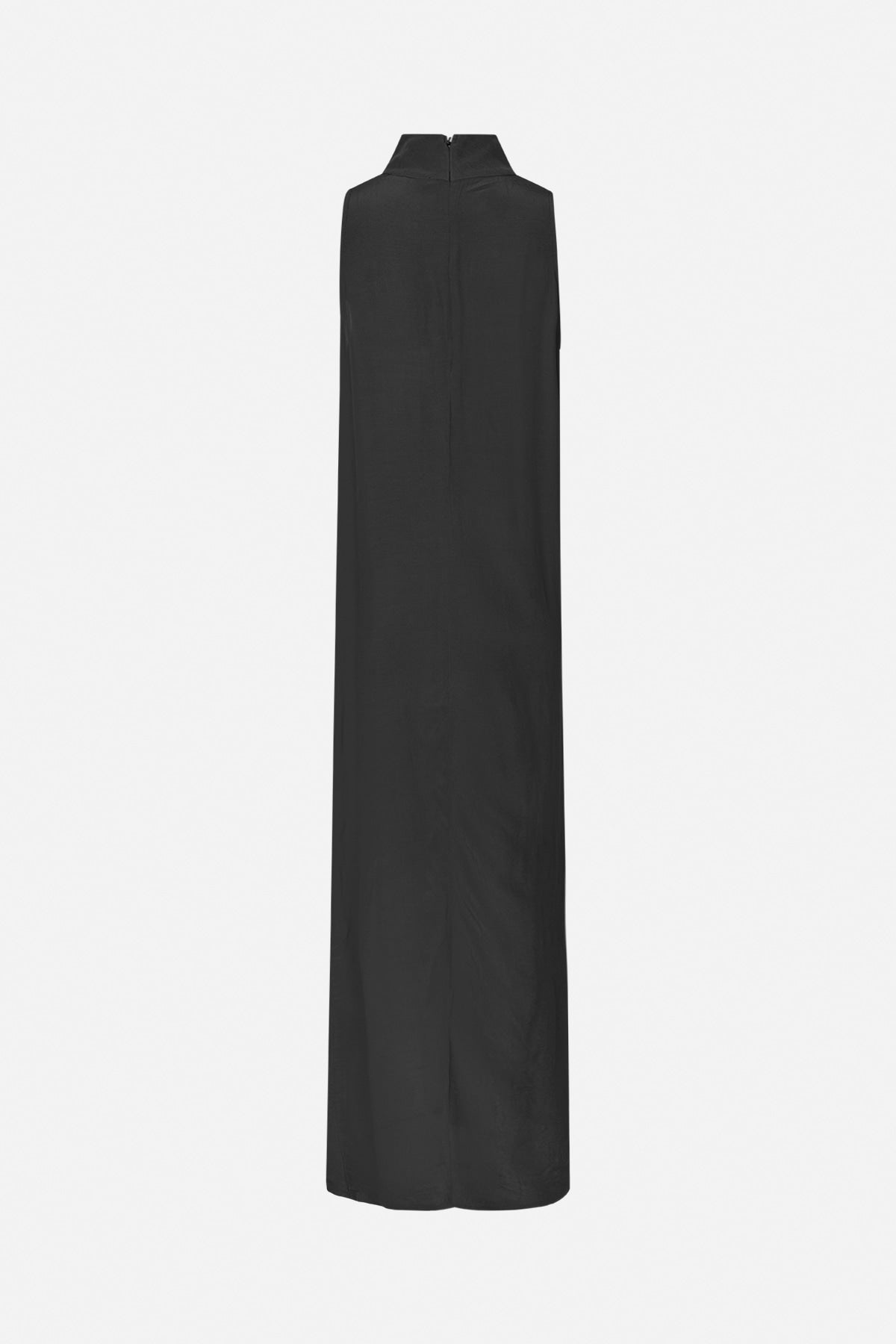Sima - Sheer lace long dress I Faded black