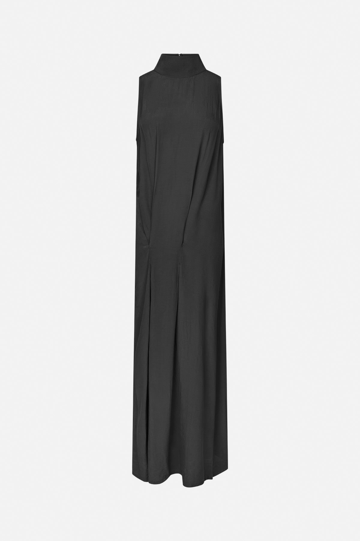 Sima - Sheer lace long dress I Faded black
