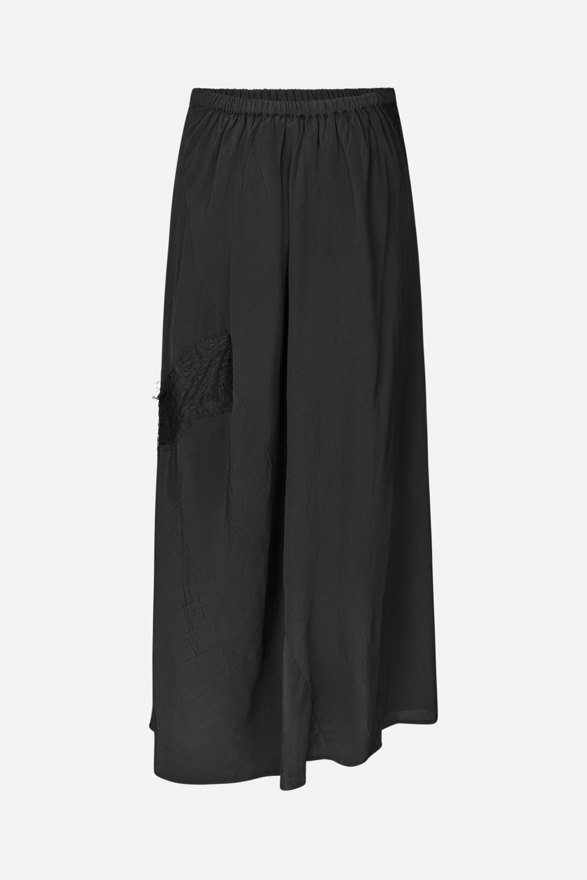 Leia - Sheer lace skirt I Faded black