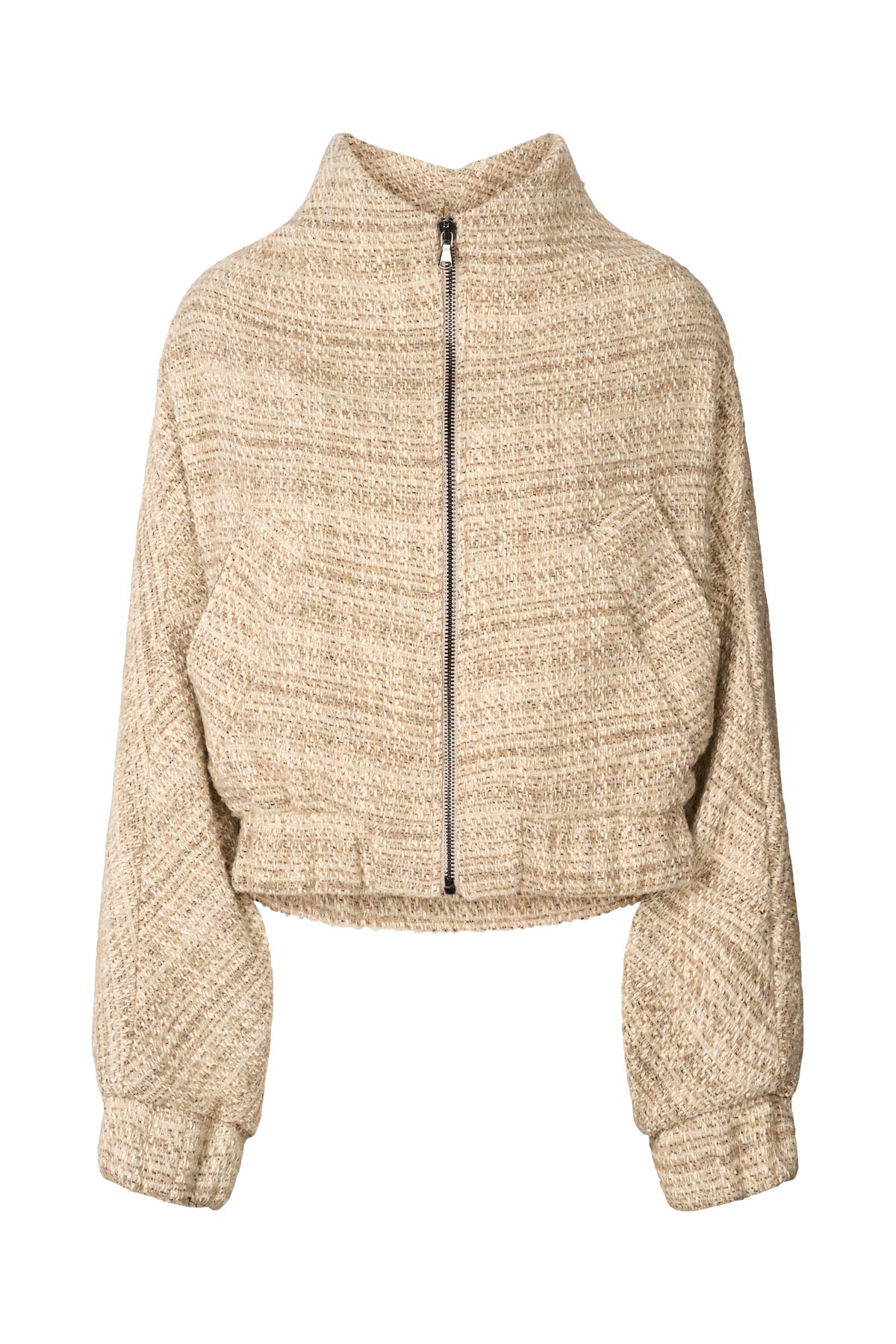 Hareem - Boucle check jacket I Powder check