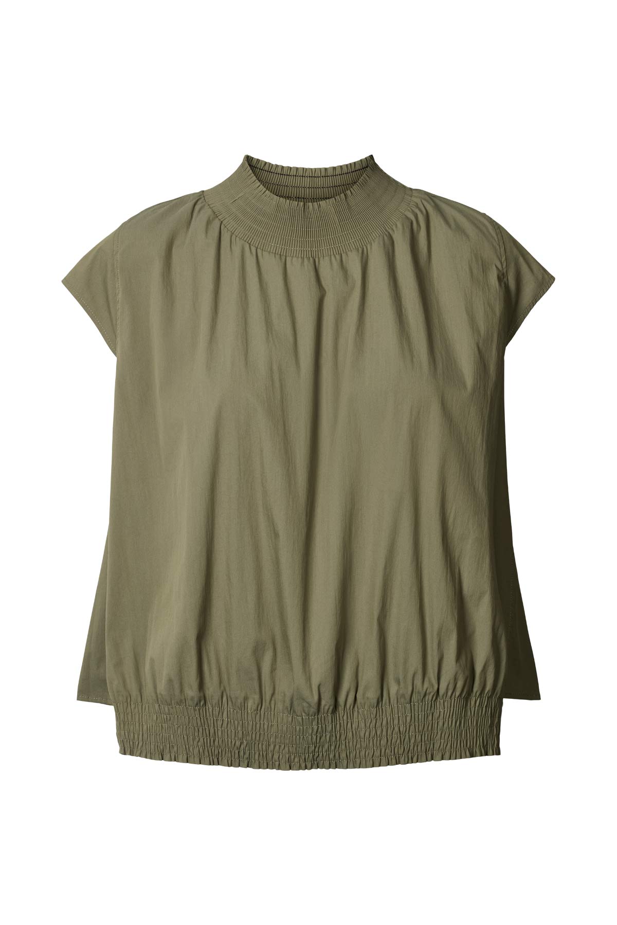 Dori - Papery shirring top I Shadow