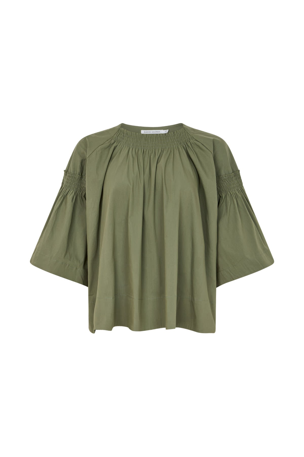 Efil - Papery frill sleeve top I Shadow