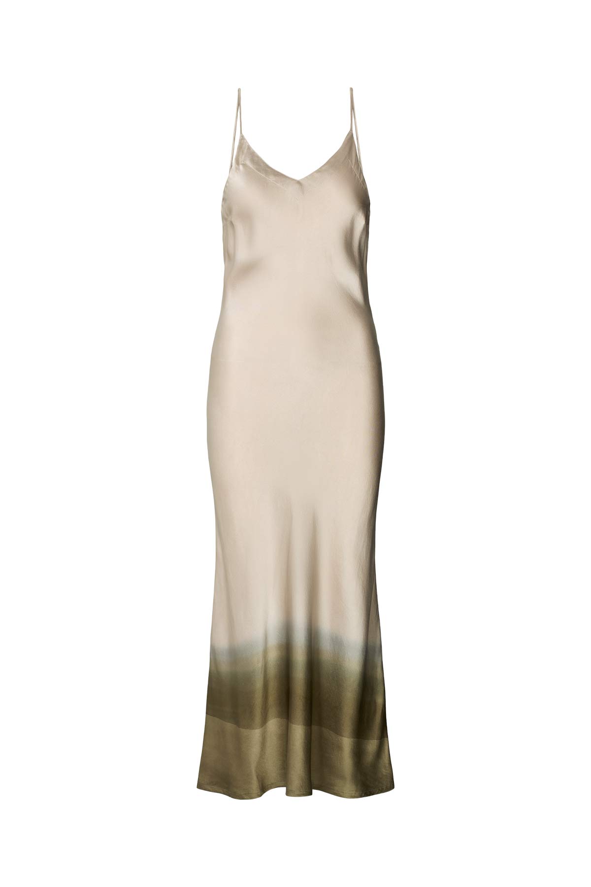 Glorie - Horizon bias dress I Cement combo