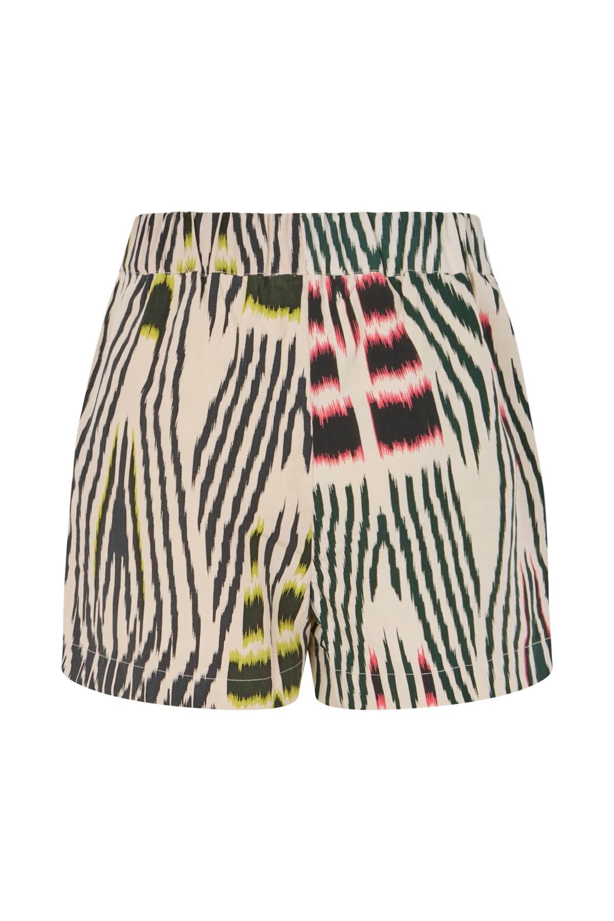 Lania - Ikat combo shorts I Forest pink sand & citrus combo