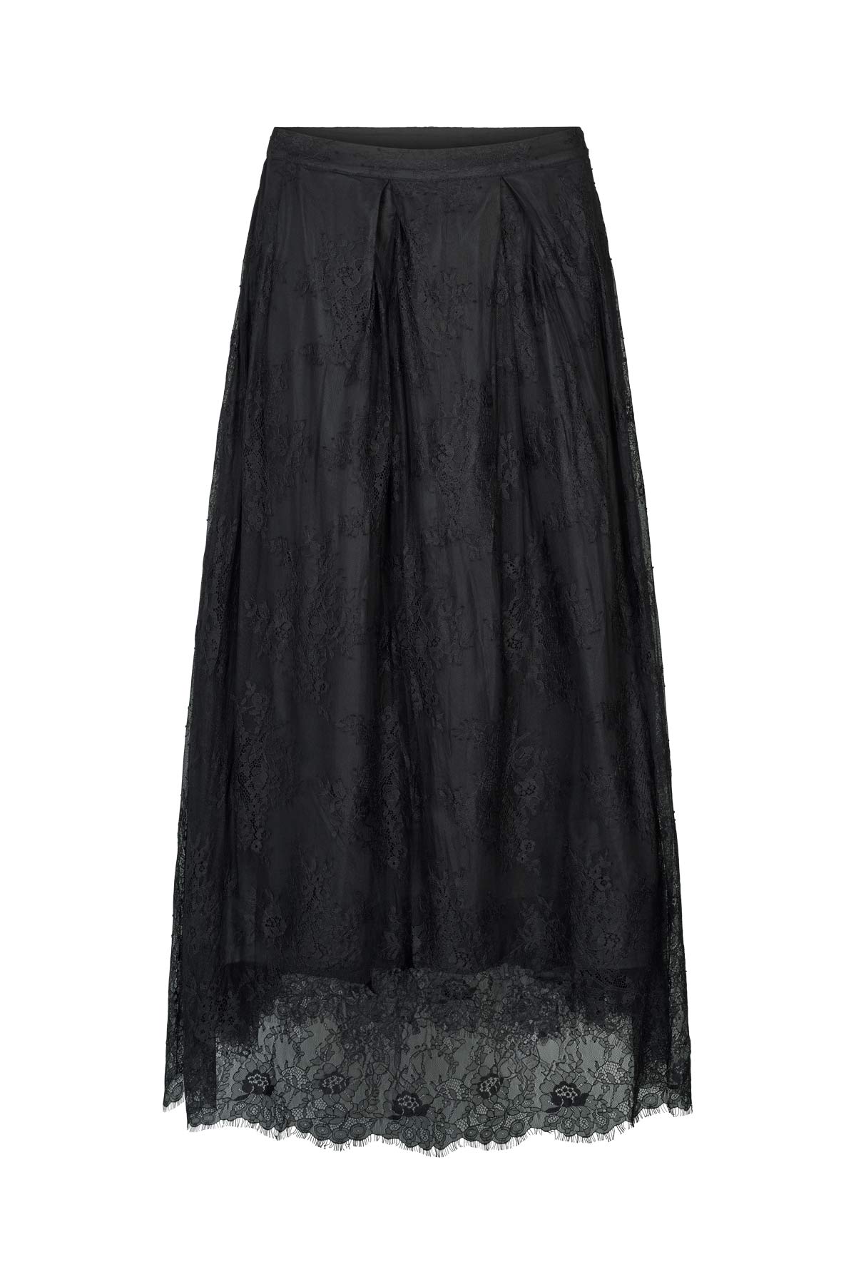 Monette - Laced multi layer skirt I Black