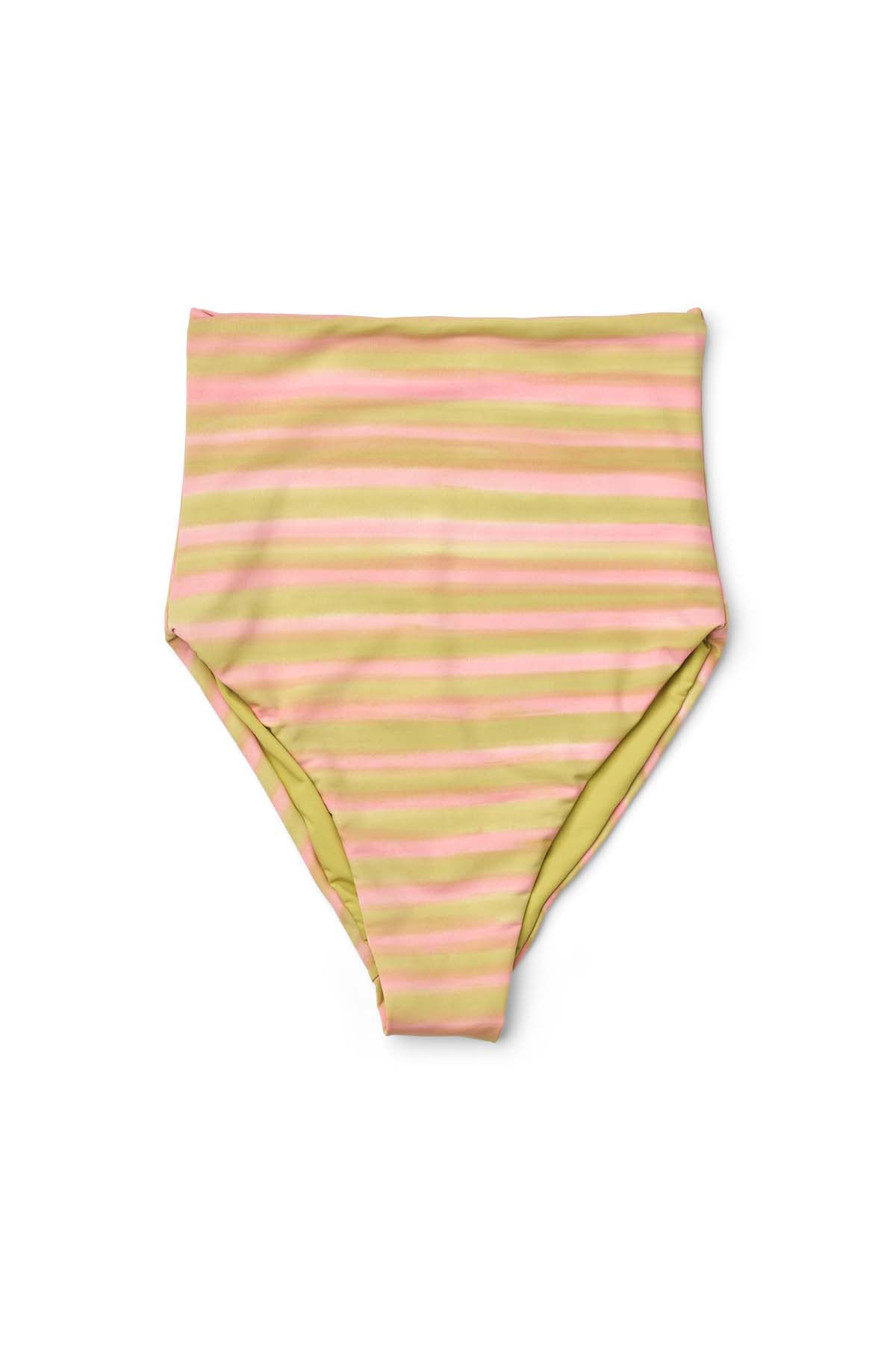 Blurred line highwaist panties - Miranda I Lime combo