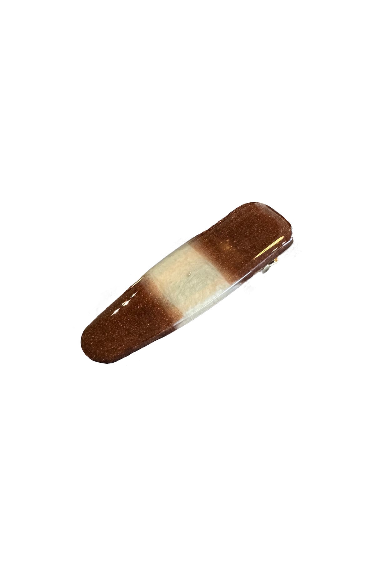 Hair Clip - Zia I Brown Stripe
