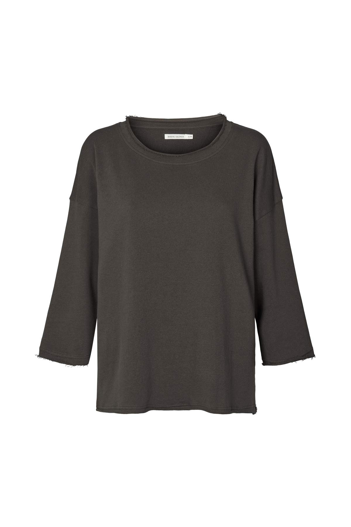 Light stretch 3/4 sleeve top - Dena I Faded black
