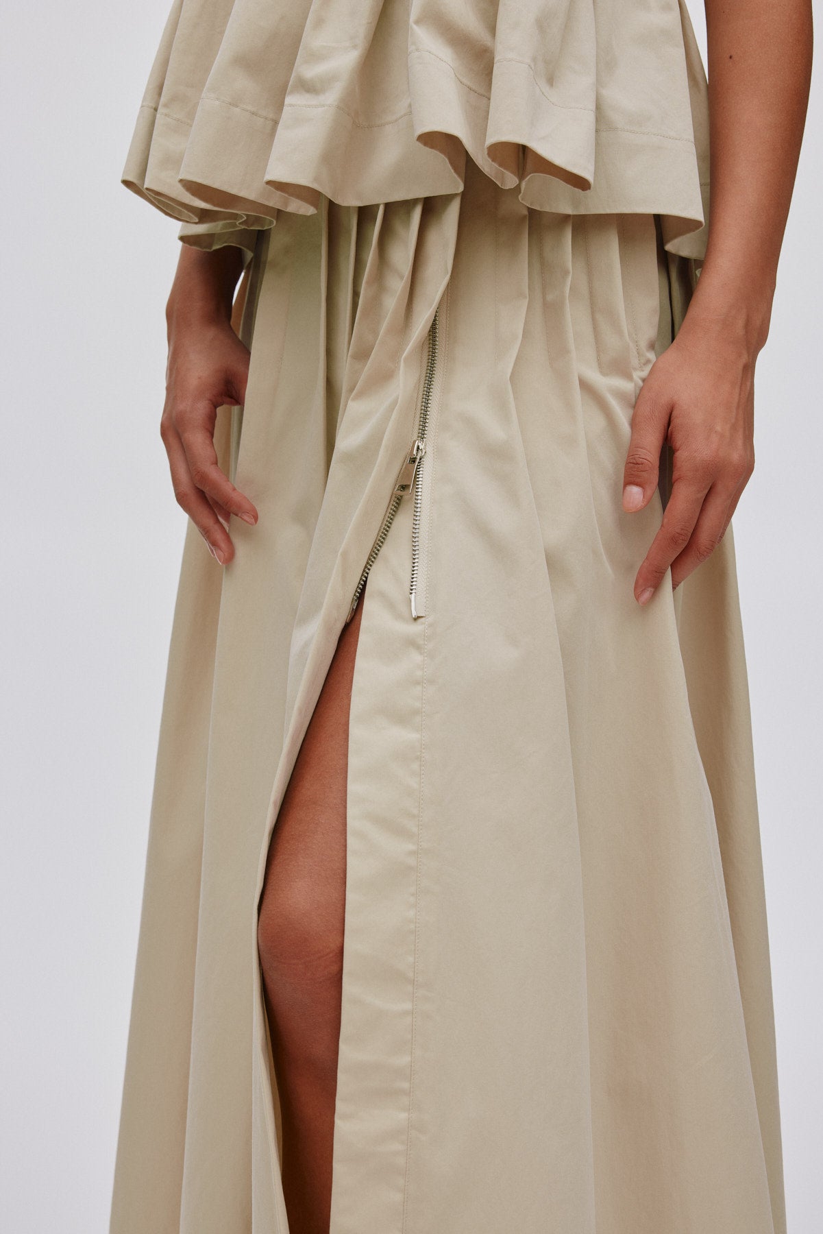 Thai - Light fusion skirt I Sand
