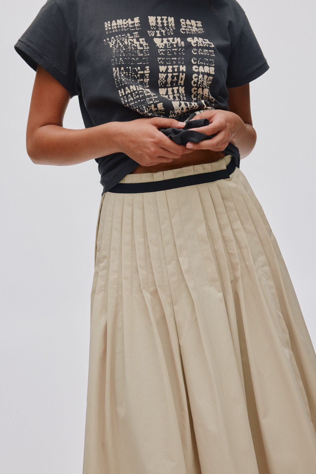 Thai - Light fusion skirt I Sand