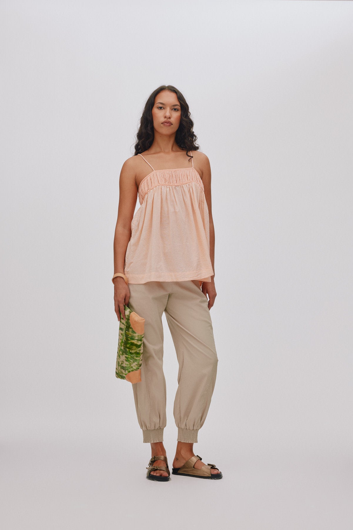 Dortie - Cotton angel string top I Light blush