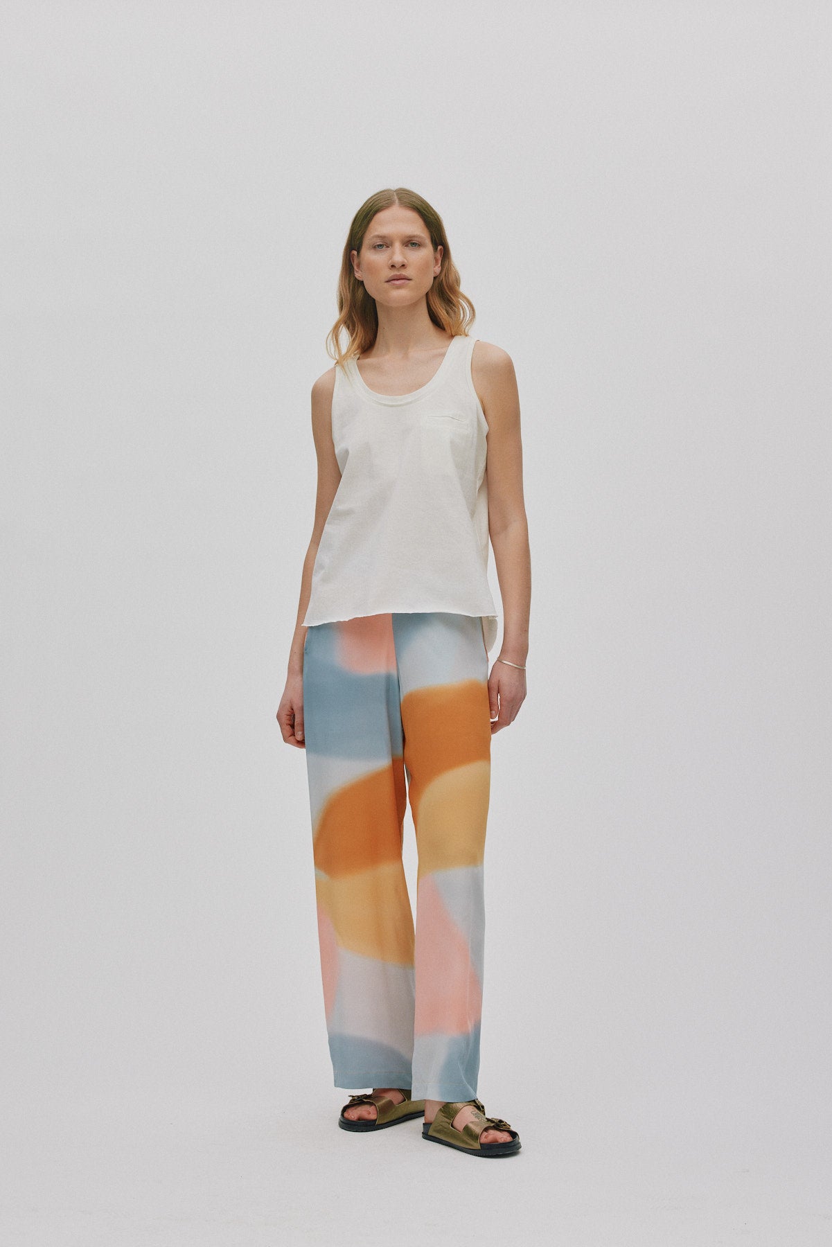 Alisa - Water colour pants I Sunset combo