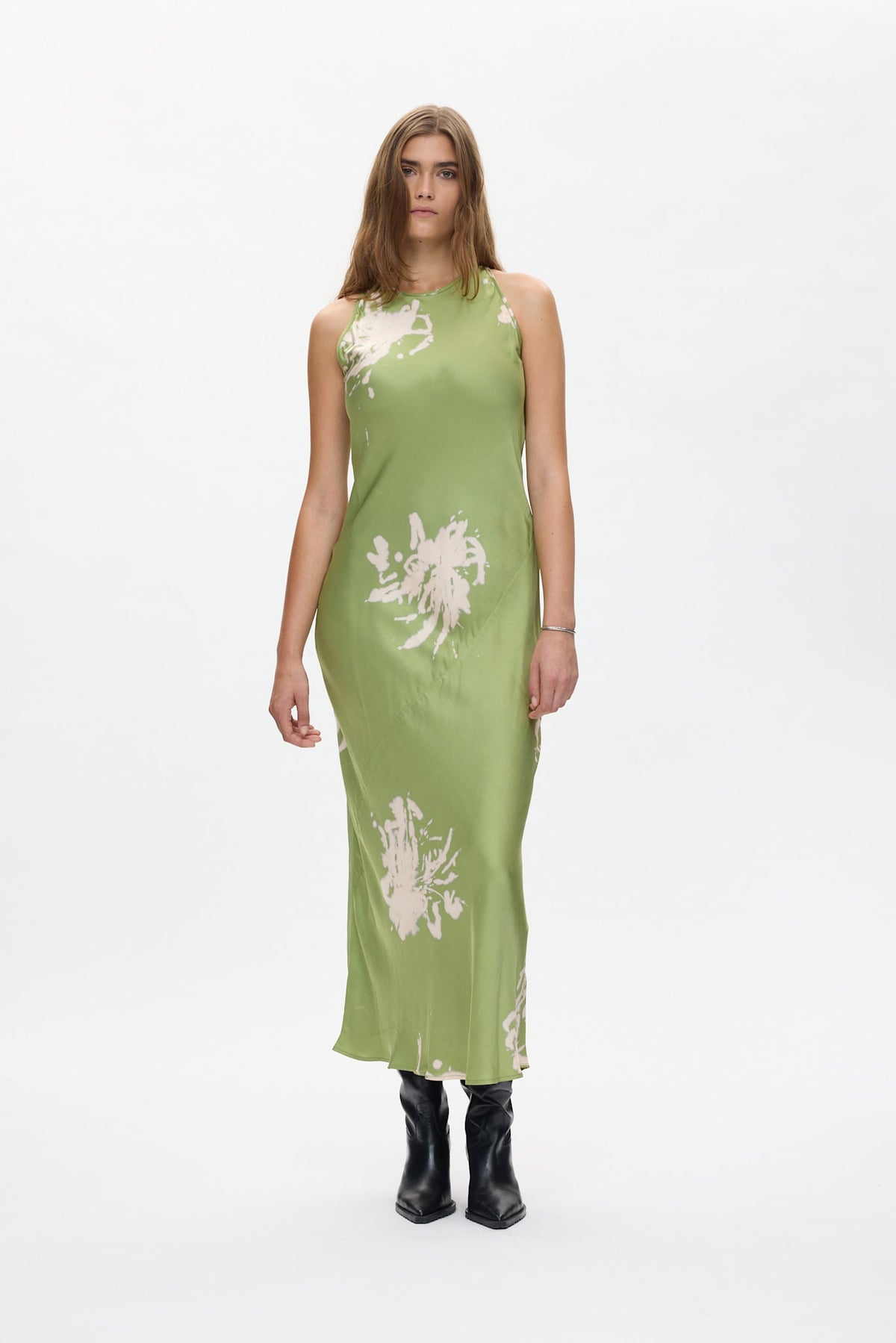 Nathali - Lumière bias dress I Sage