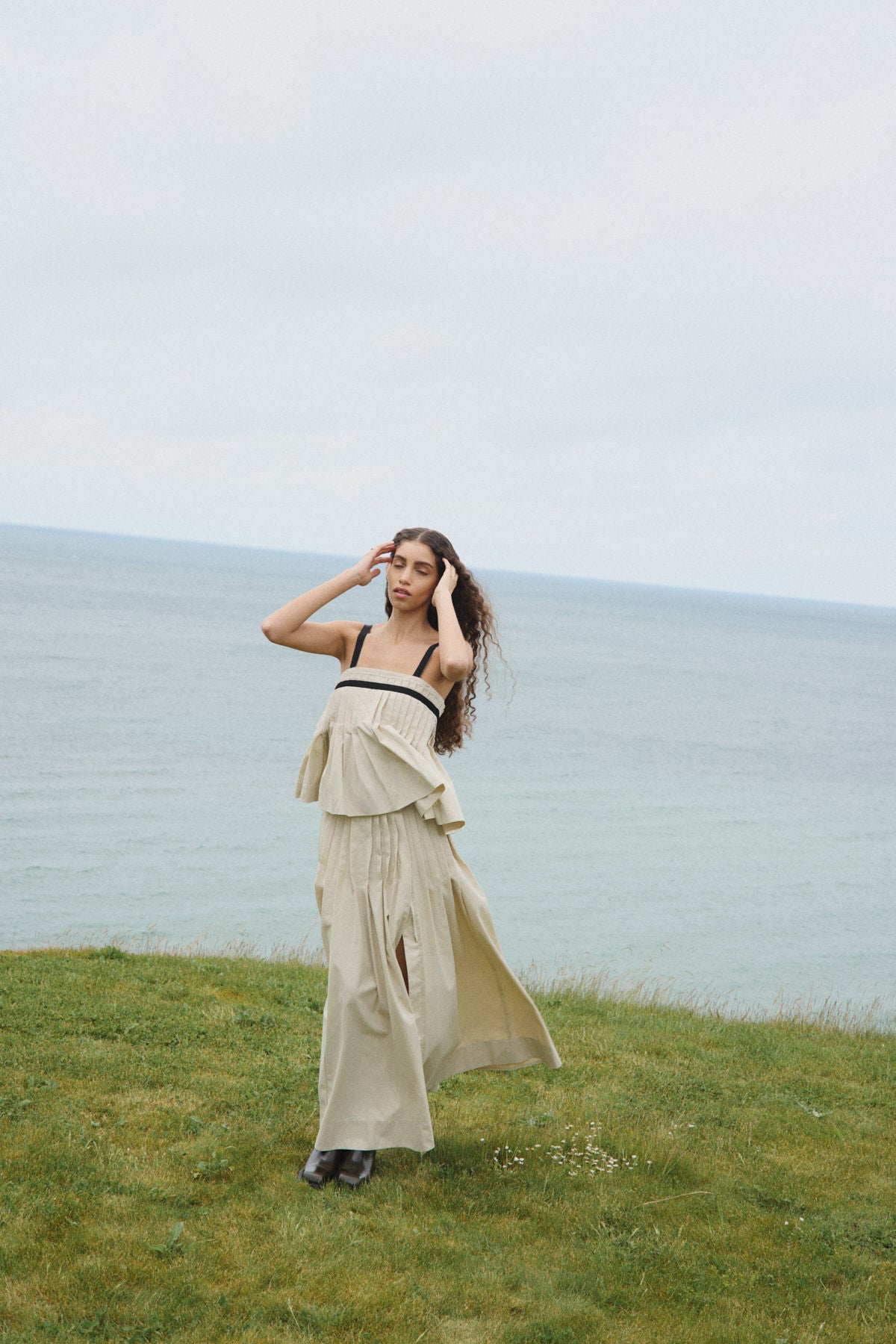 Thai - Light fusion skirt I Sand