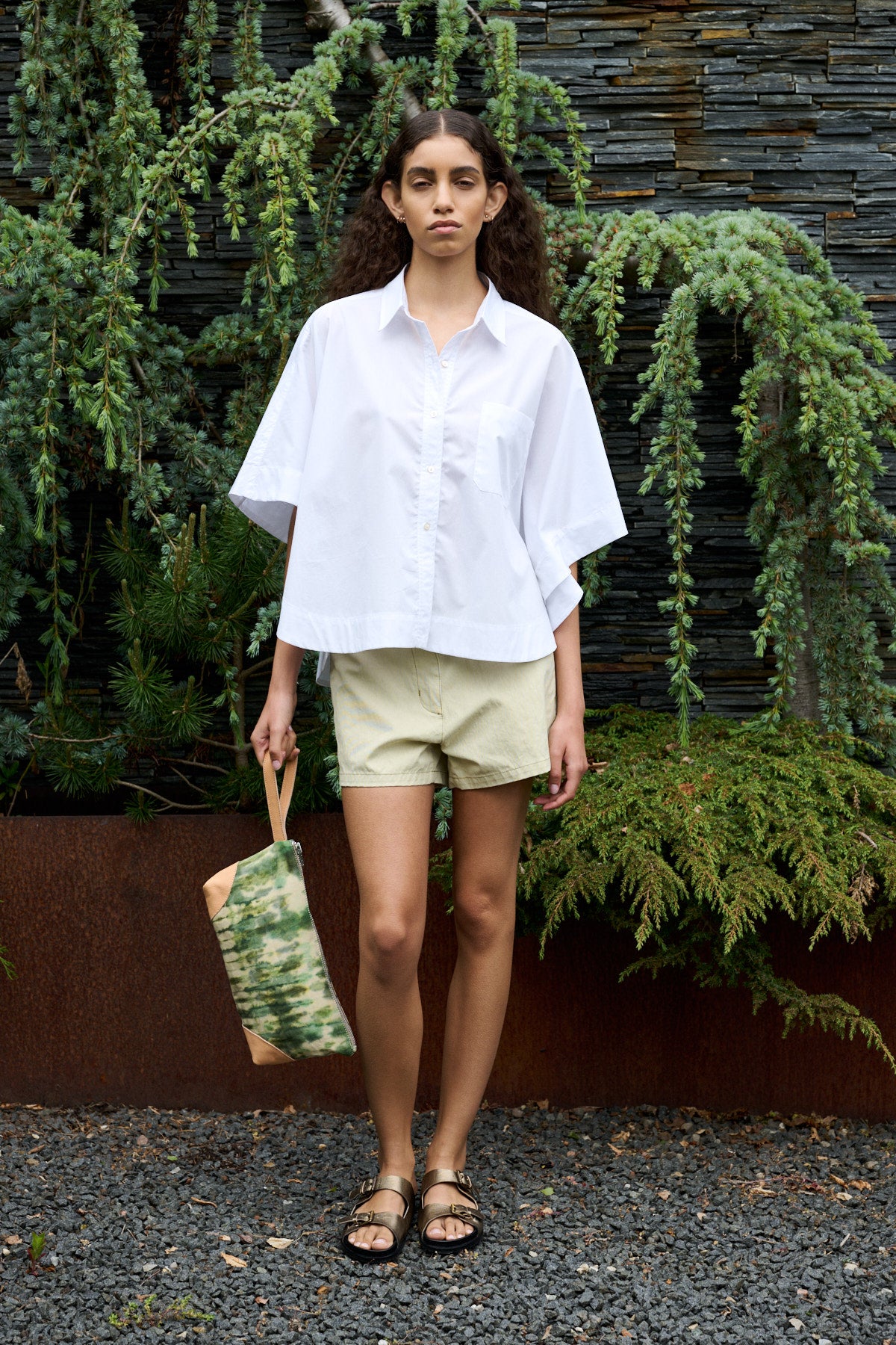 Sanja - Utility shorts I Ecru