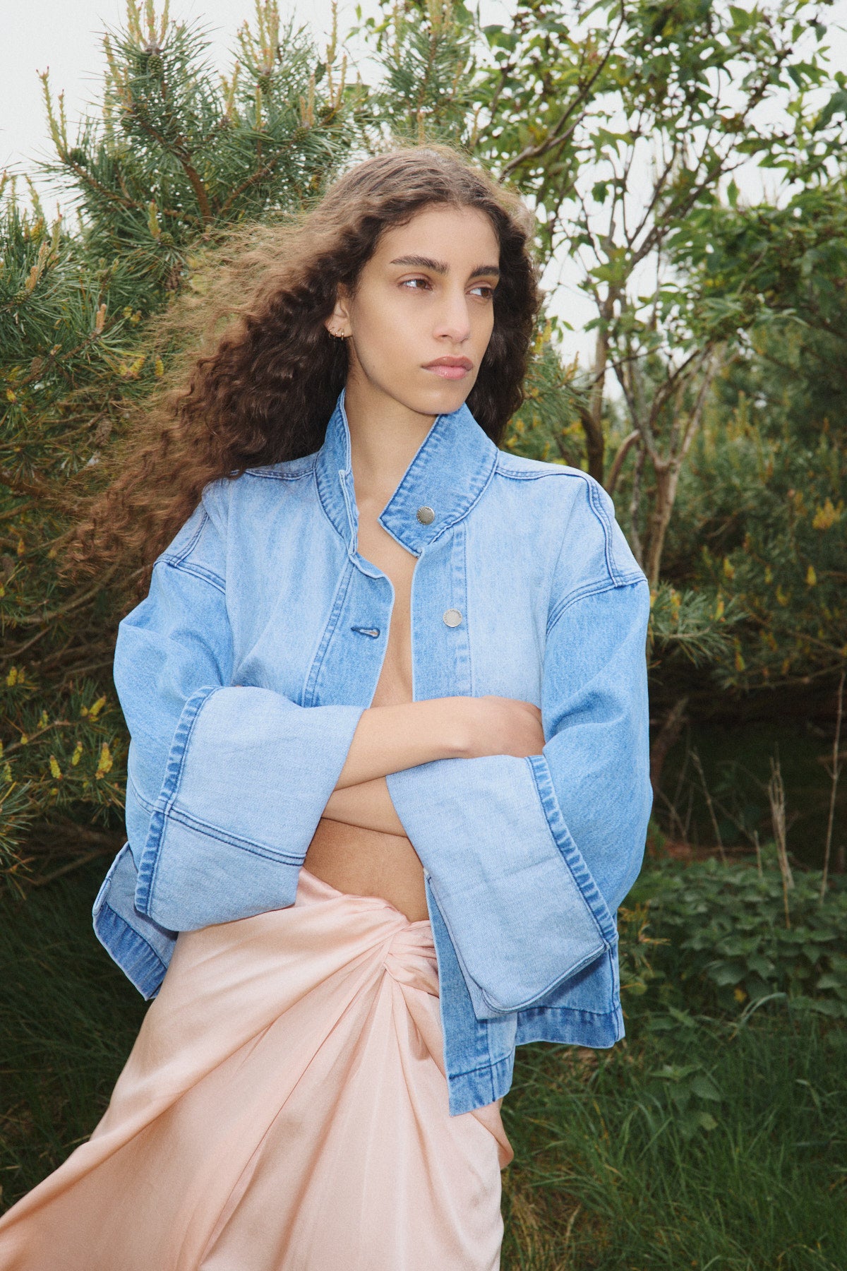 Donela - Denim jacket I Light washed denim