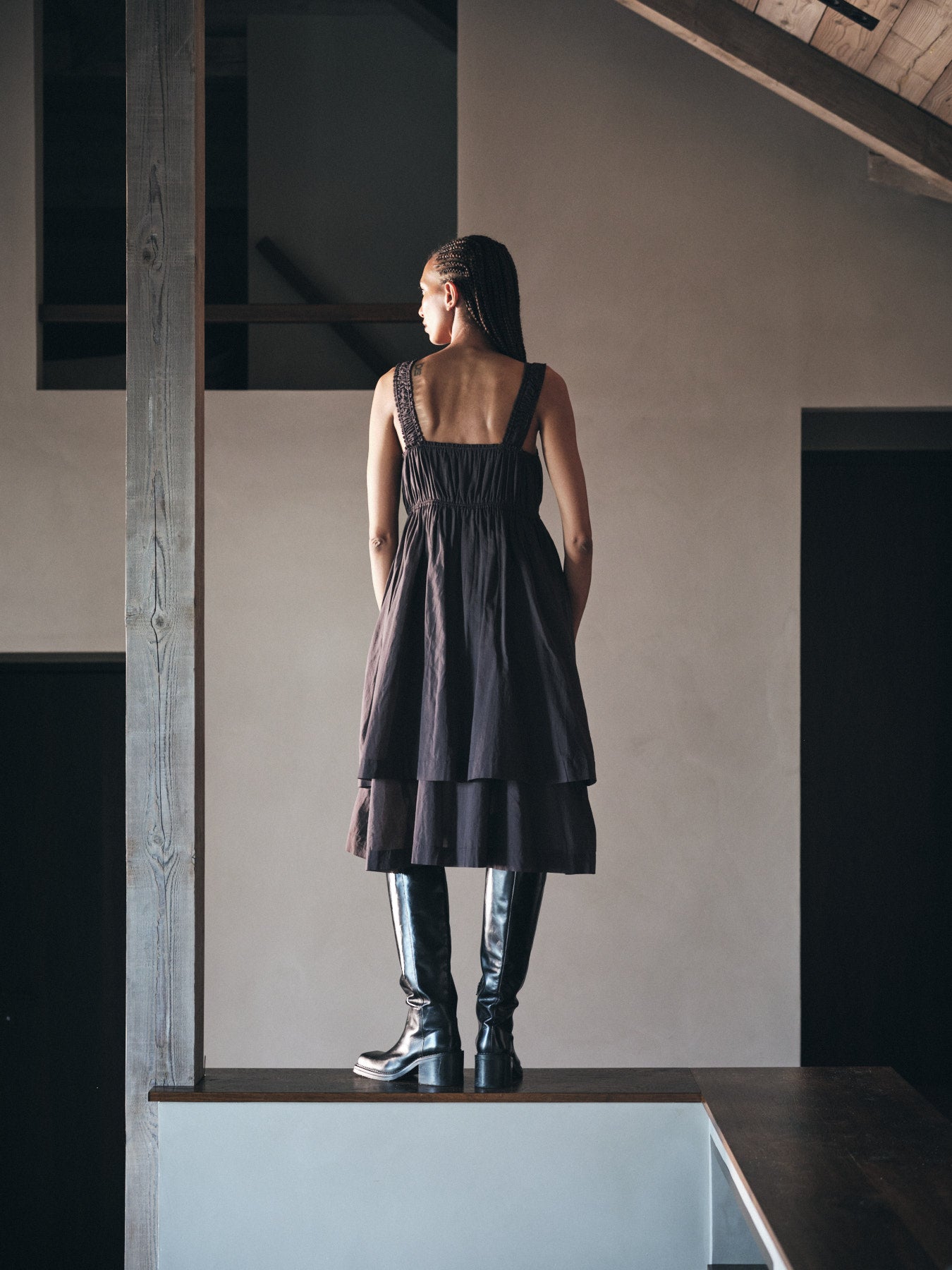 Gabi - Multi layer short dress I Liquorice