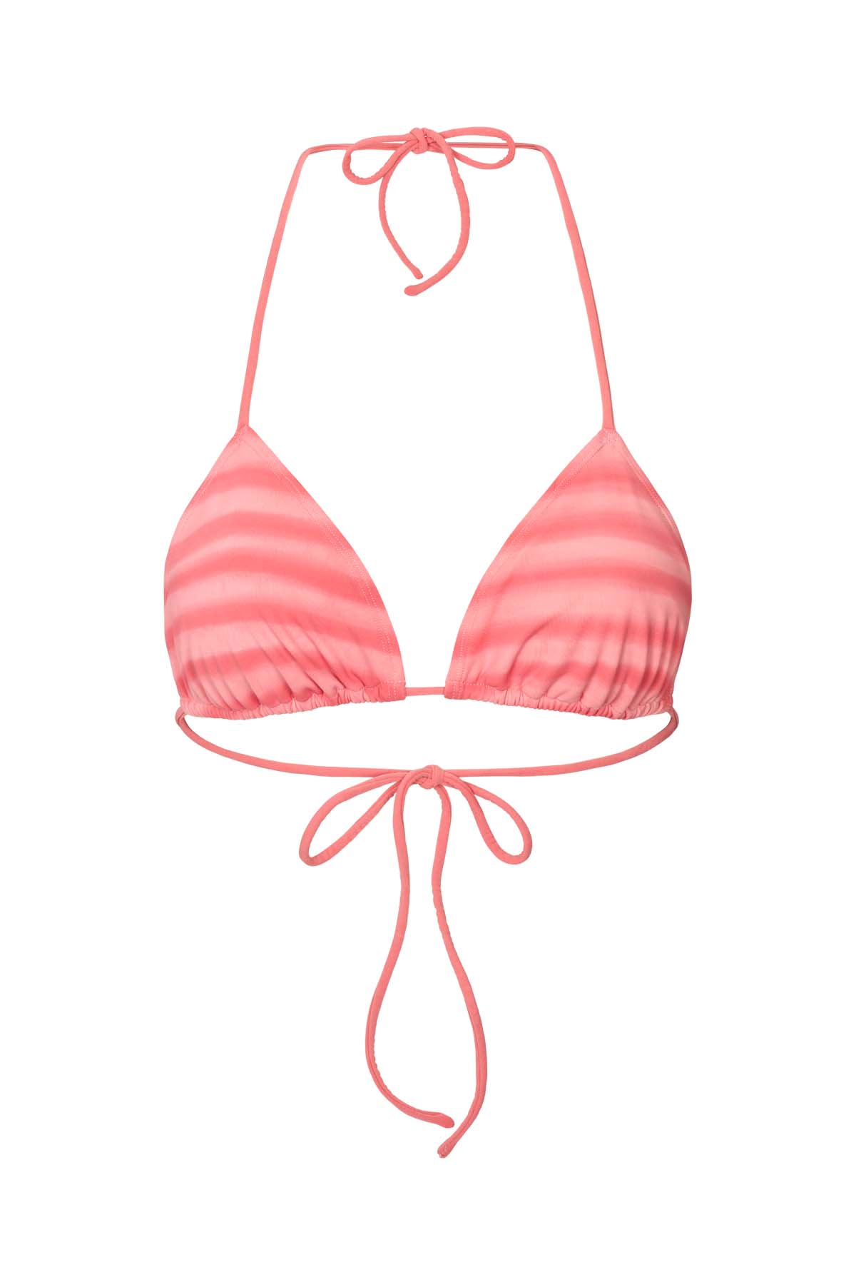Blurred line triangle top - Merle I Pink combo
