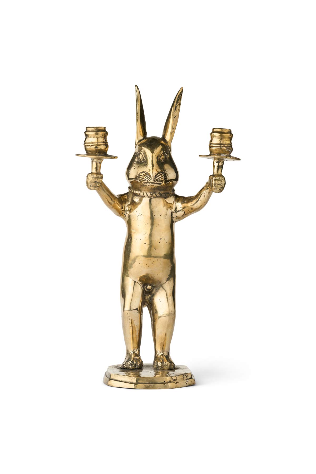 Brass Bunny Candlestick - Rabens Apartment I Brass