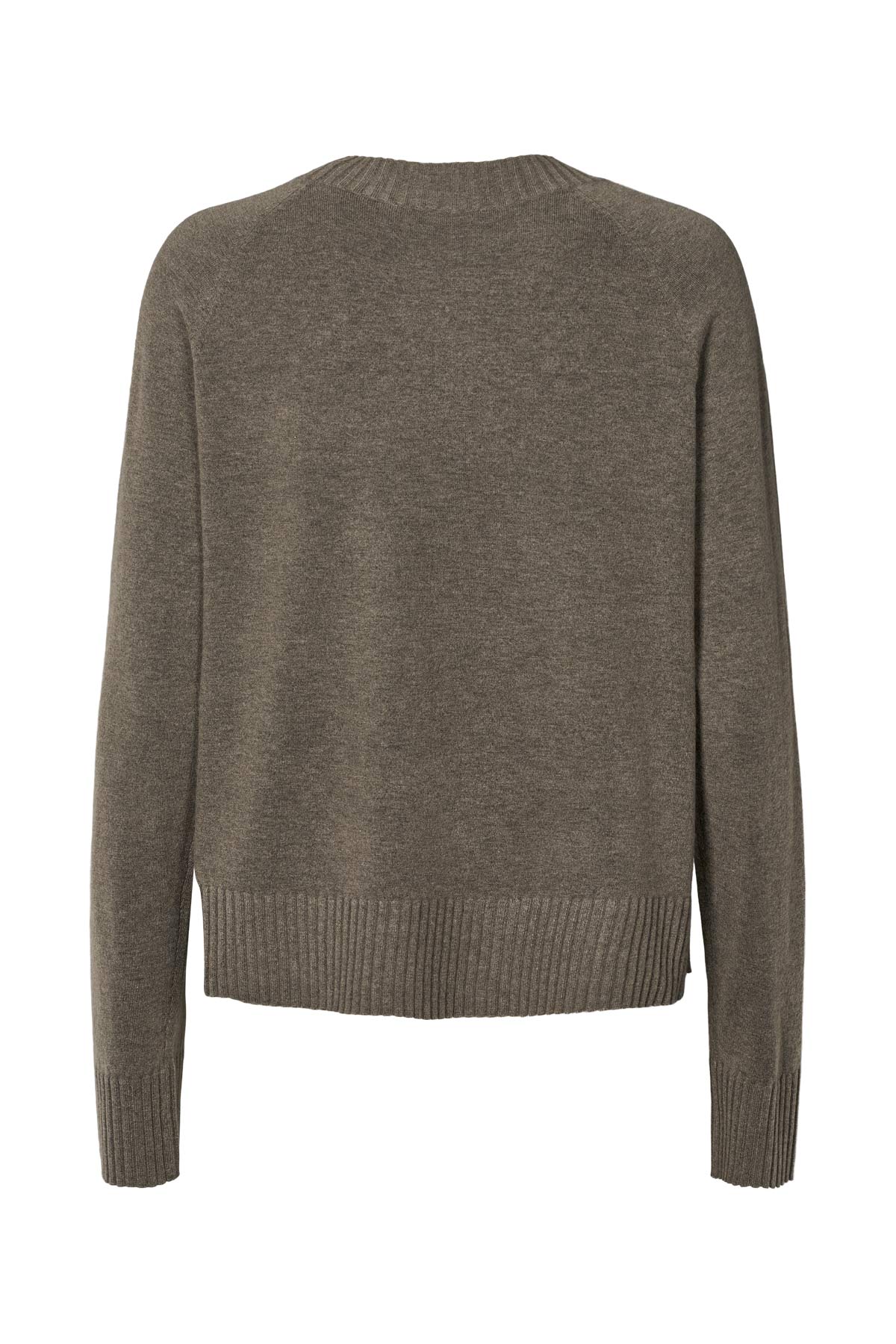 Knit lounge boxy sweater - Ruca I Mole melange