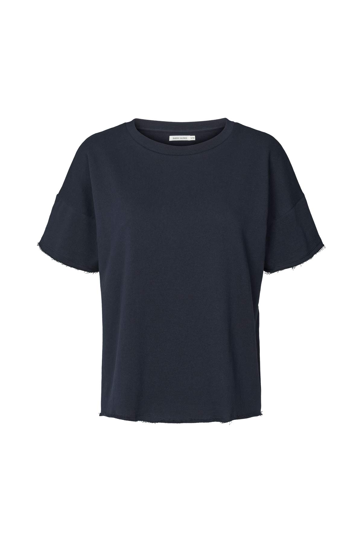 Light stretch cropped t-shirt - Margot I Navy