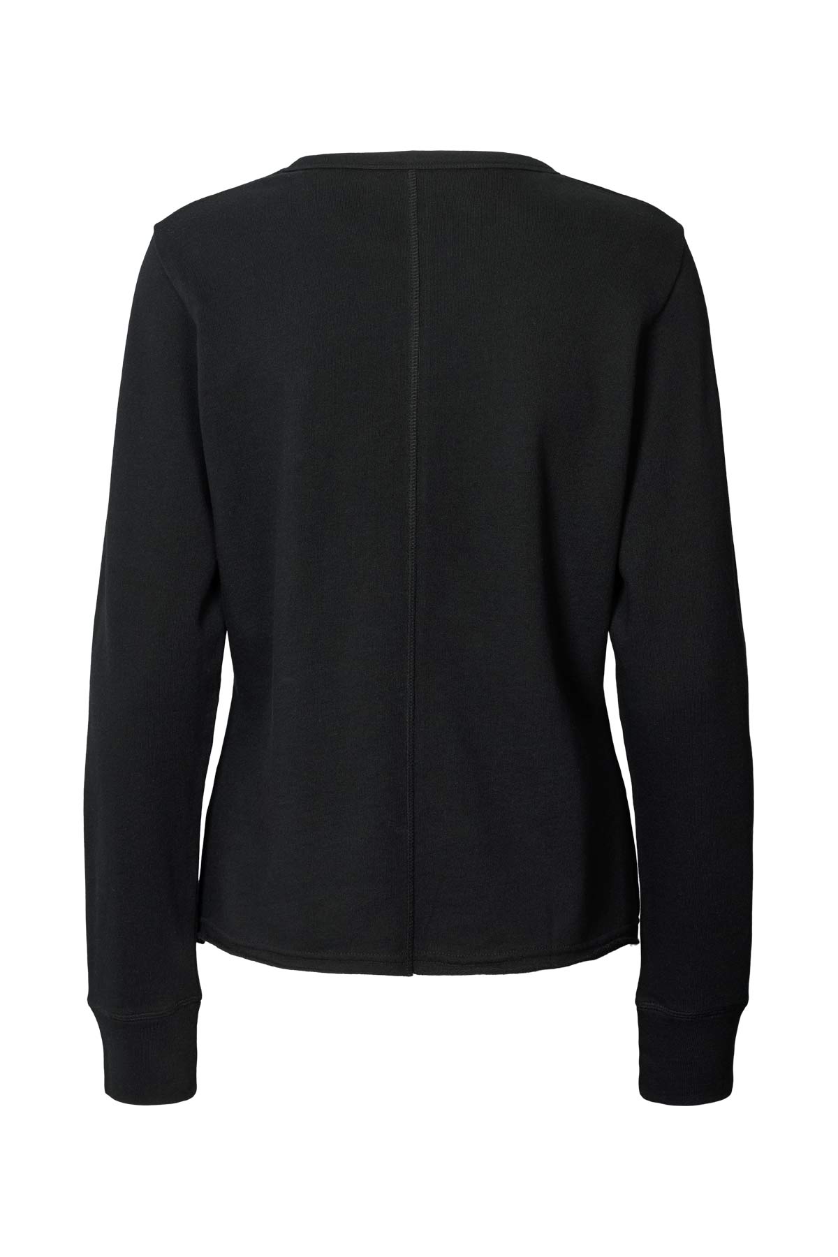 Light stretch crew neck top - Hila I Jet black