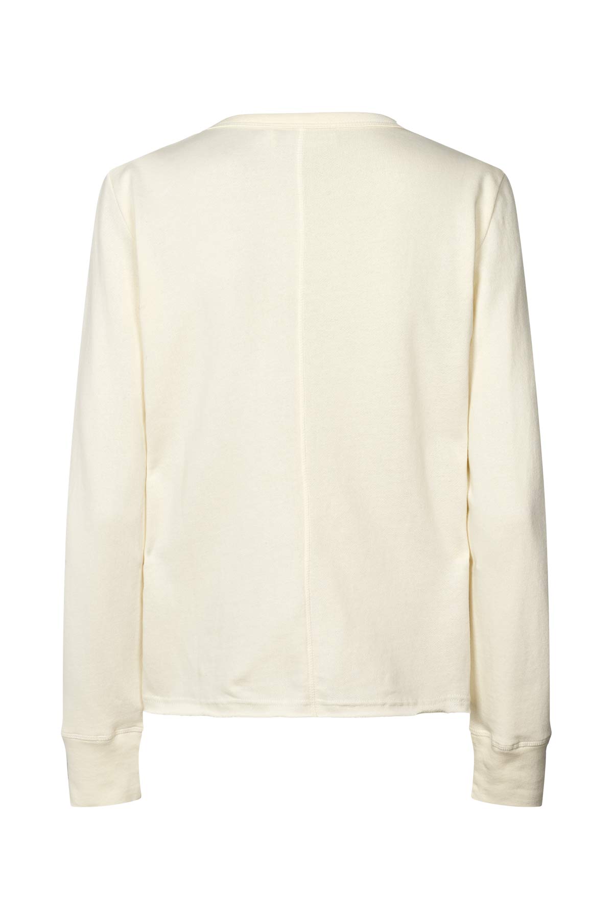 Light stretch crew neck top - Hila I Winter white