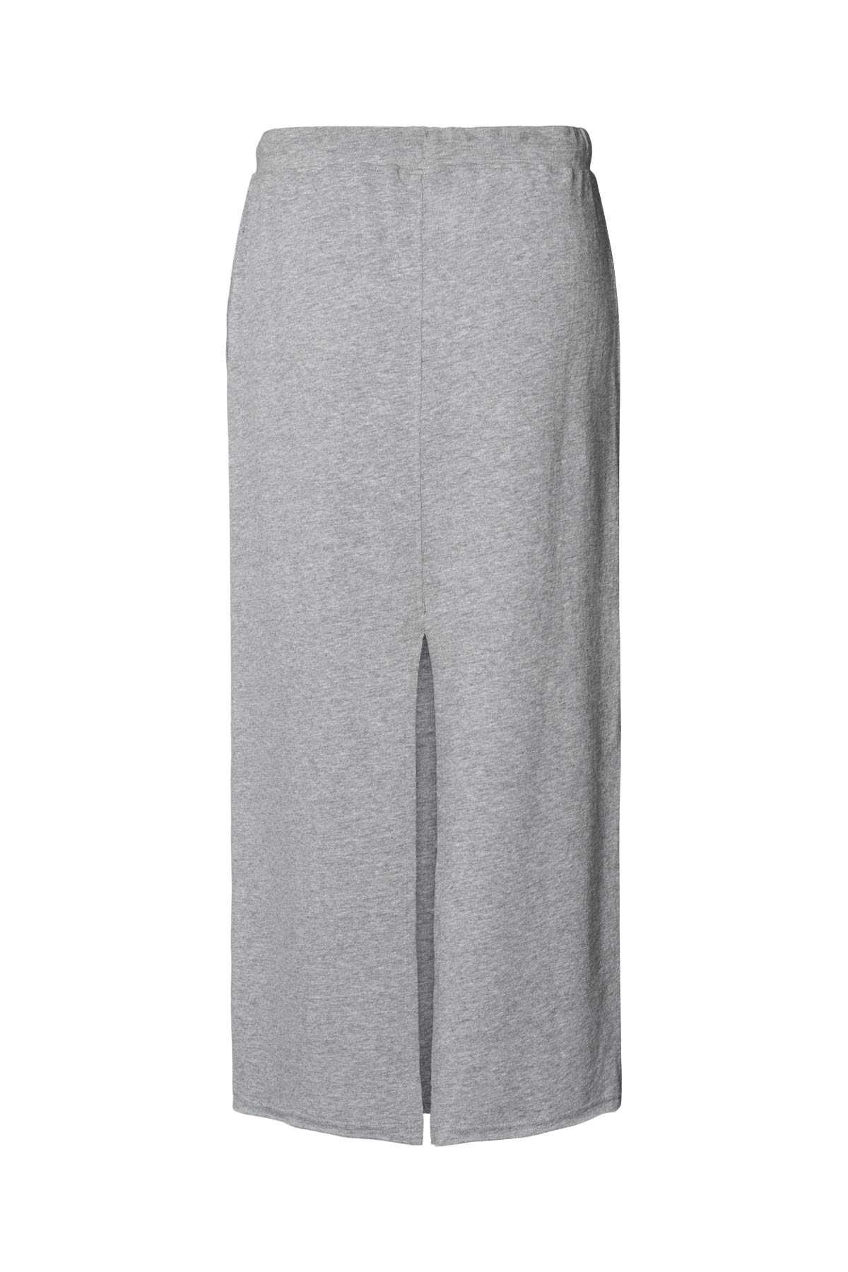 Light stretch long skirt - Hanni I Grey melange