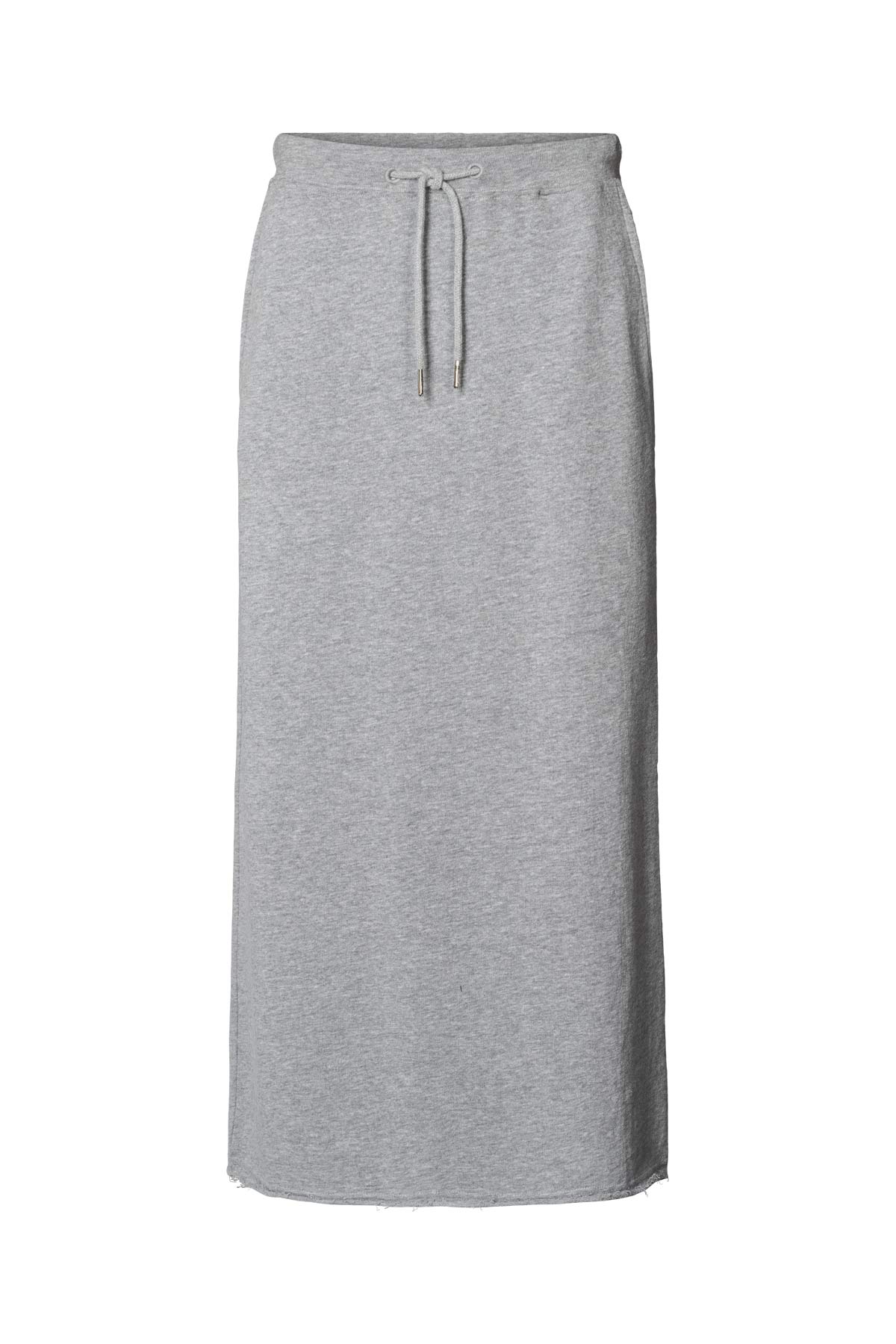 Light stretch long skirt - Hanni I Grey melange