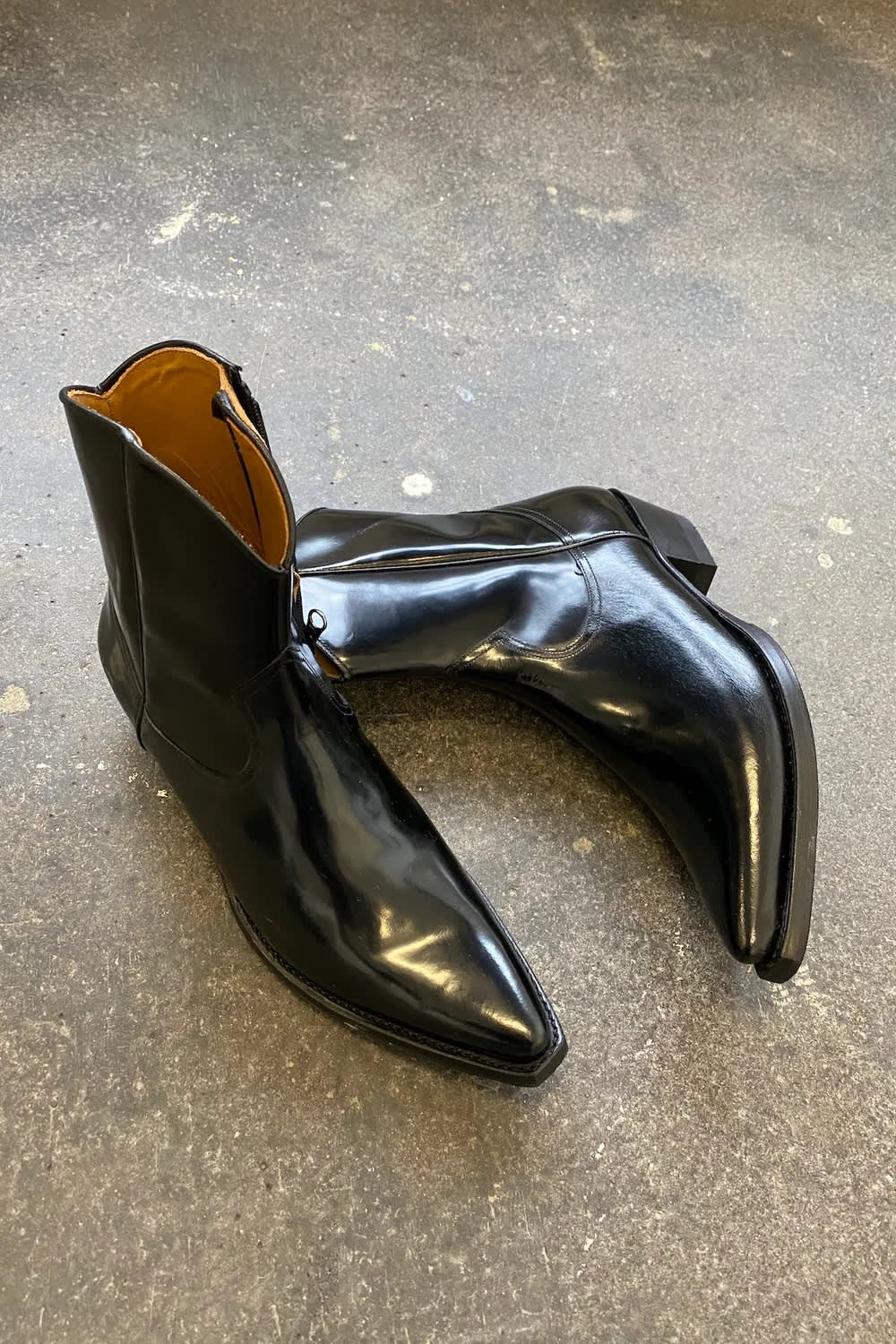 Western zip boot - Erla I Black