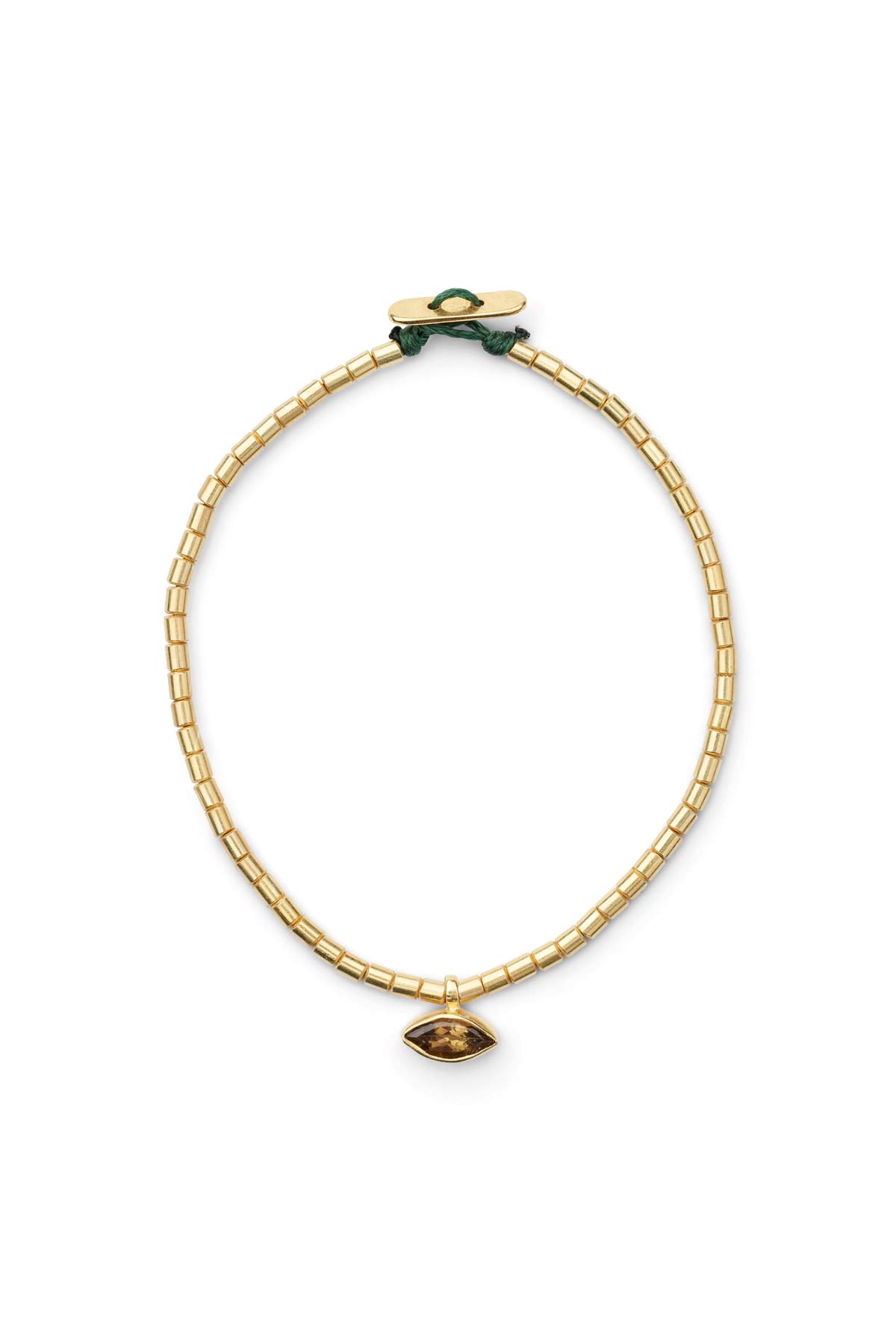 Nafsu - Eye bead bracelet I Brown