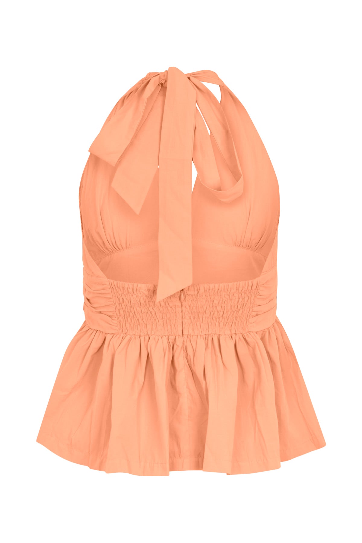 Izma - Poplin halter top I Mandarin