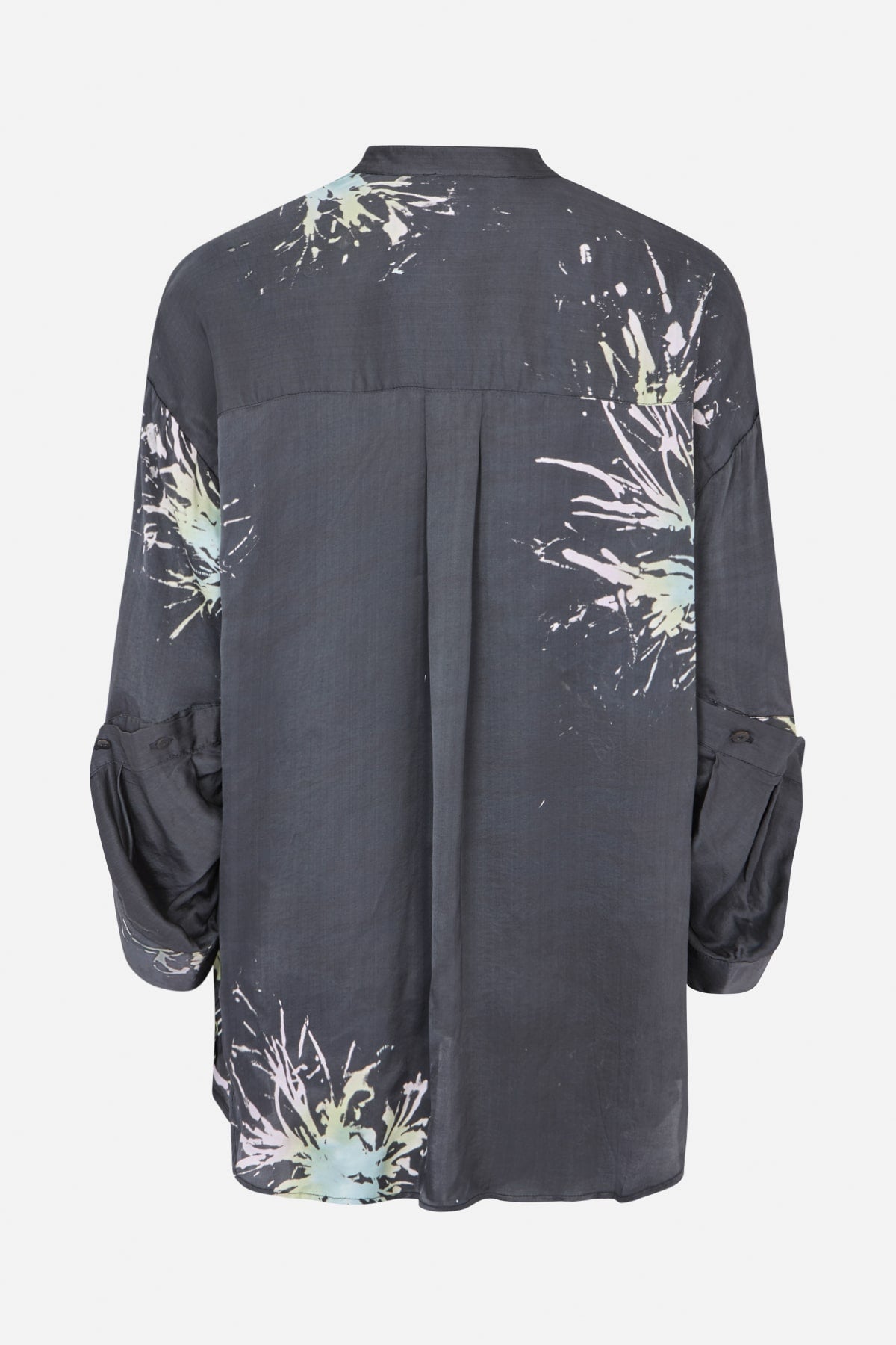 Bobbies short - Lumière oversize shirt I Iron grey