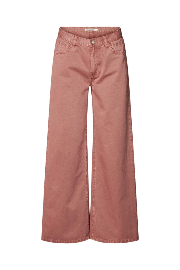 Canvas light pants - Ini I Dessert sand