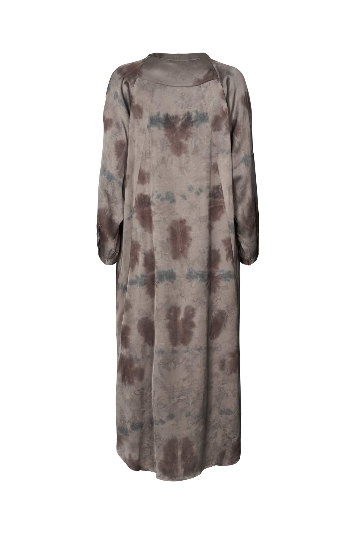 Mixture shirt dress - Houda I Asphalt combo