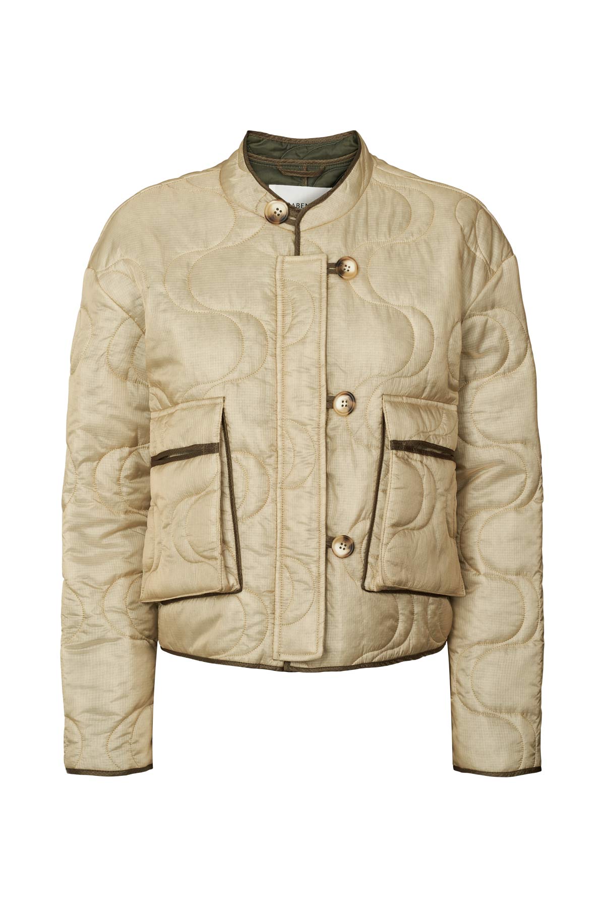 Pastel quilt jacket - Raisa I Sand