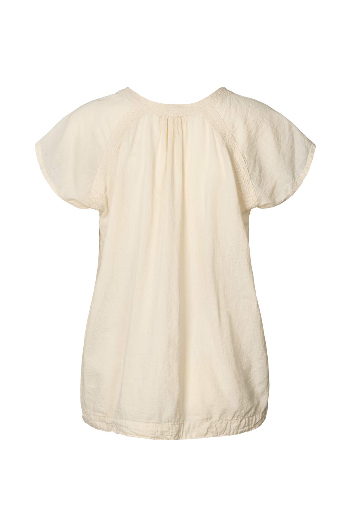 Cotton V-neck top - Dipsy I Sandstone