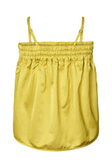 Techno drape bustier - Paris I Acid yellow