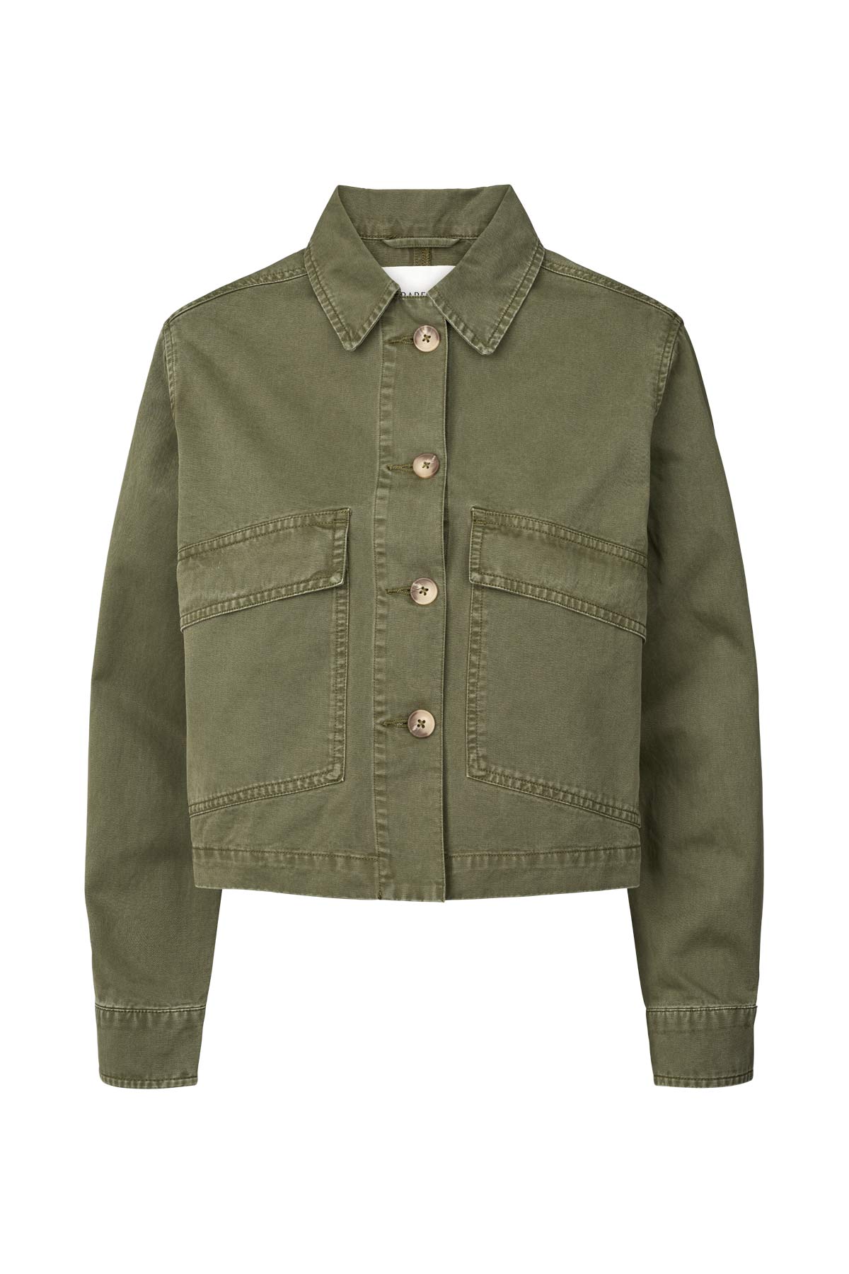 Canvas light short jacket - Neva I Deep green