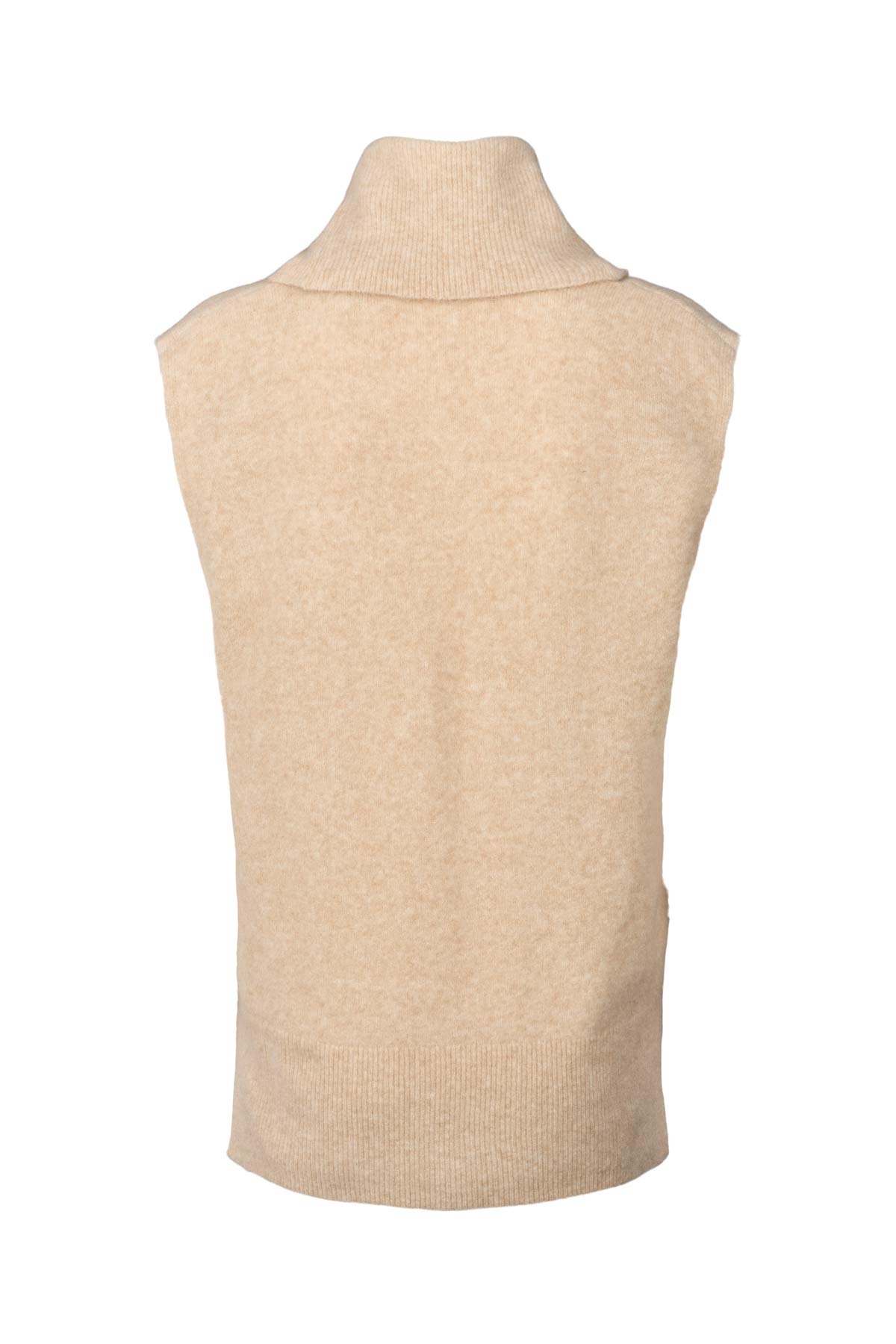 Soft knit vest - Biak I Buttercream