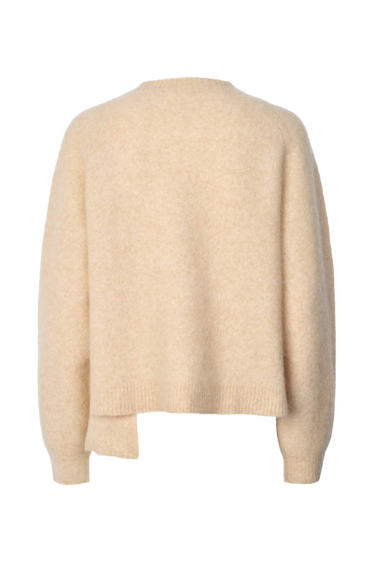 Soft knit boxy sweater - Cedra I Buttercream