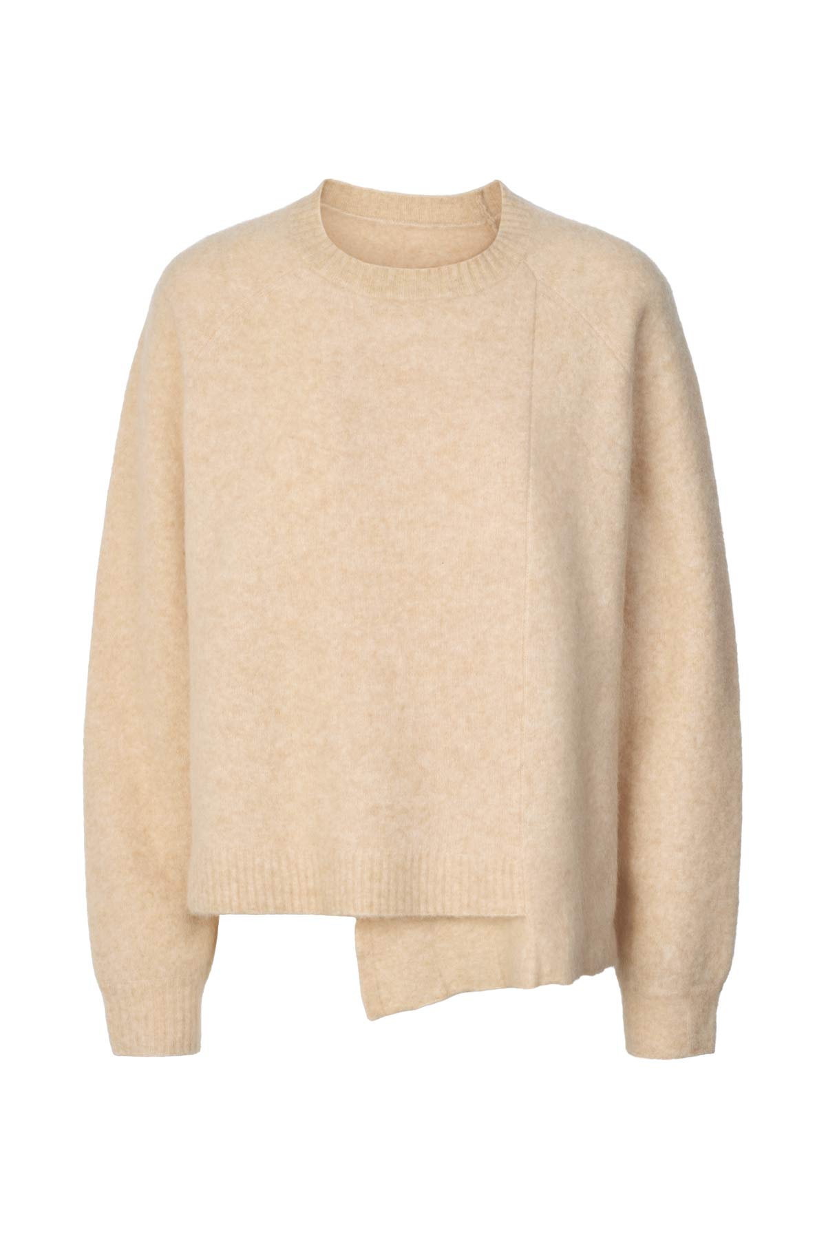 Soft knit boxy sweater - Cedra I Buttercream