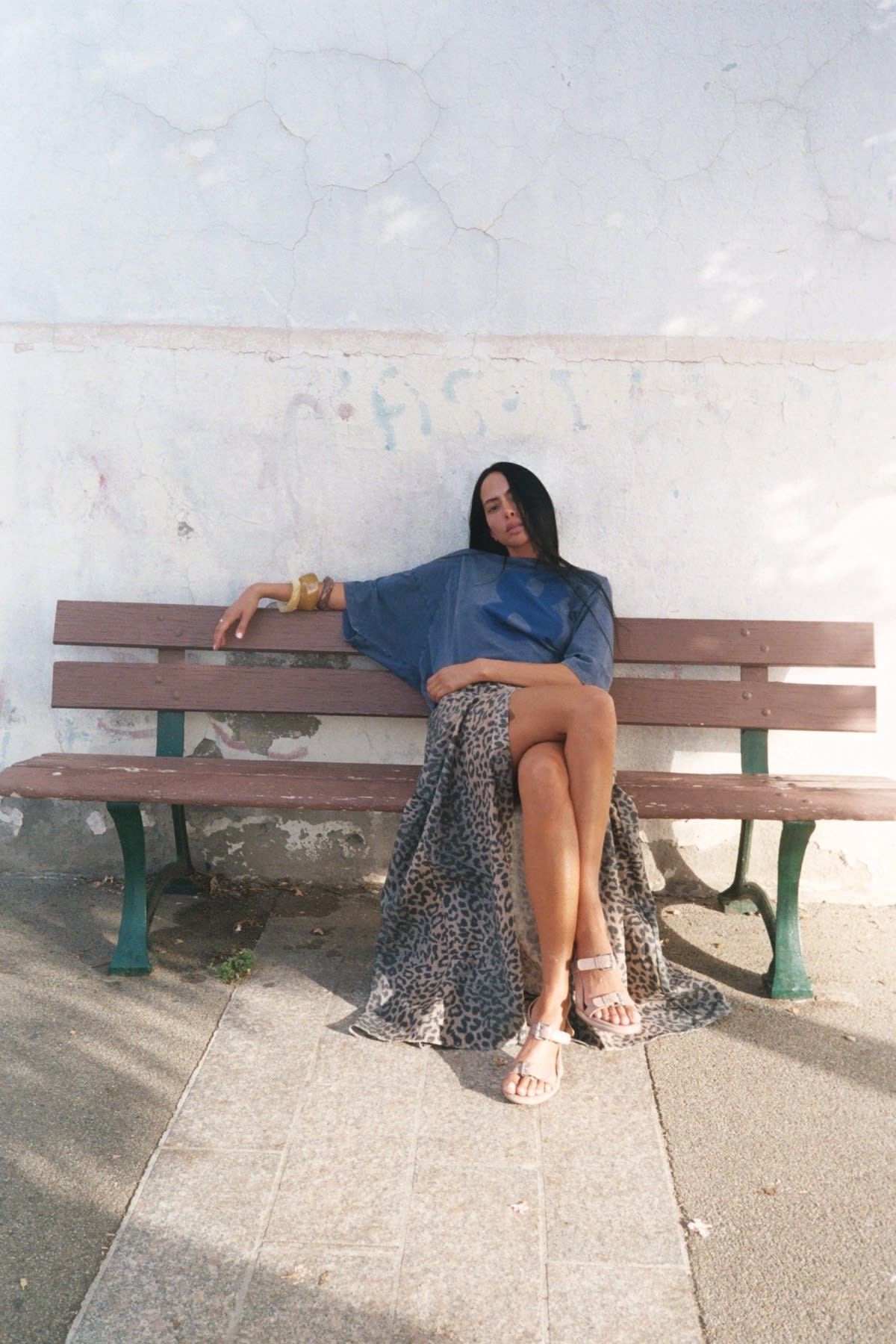 Leopard print button skirt - Natja I Leopard