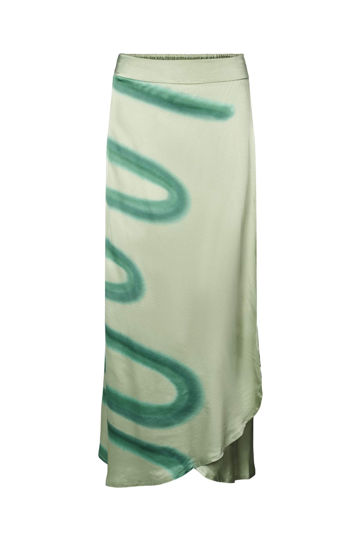 Fluid wrap over skirt - Junni I Aloe vera combo