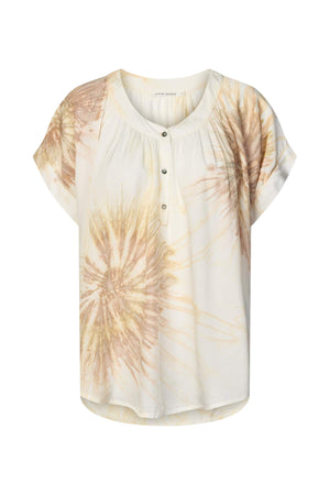 Cartwheel blouse - Jolin I Seashell combo