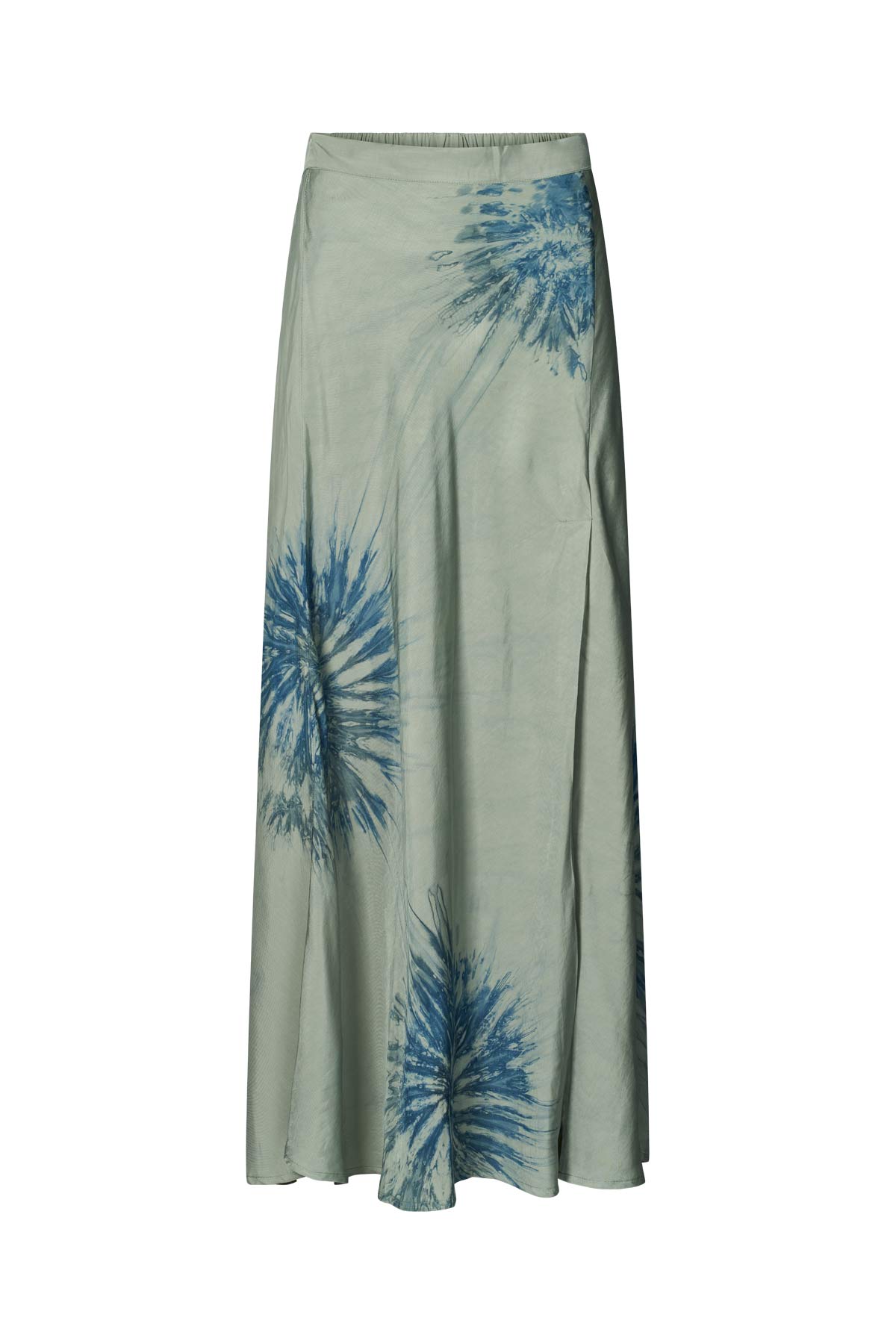 Cartwheel long A-line skirt - Willis I Ocean combo