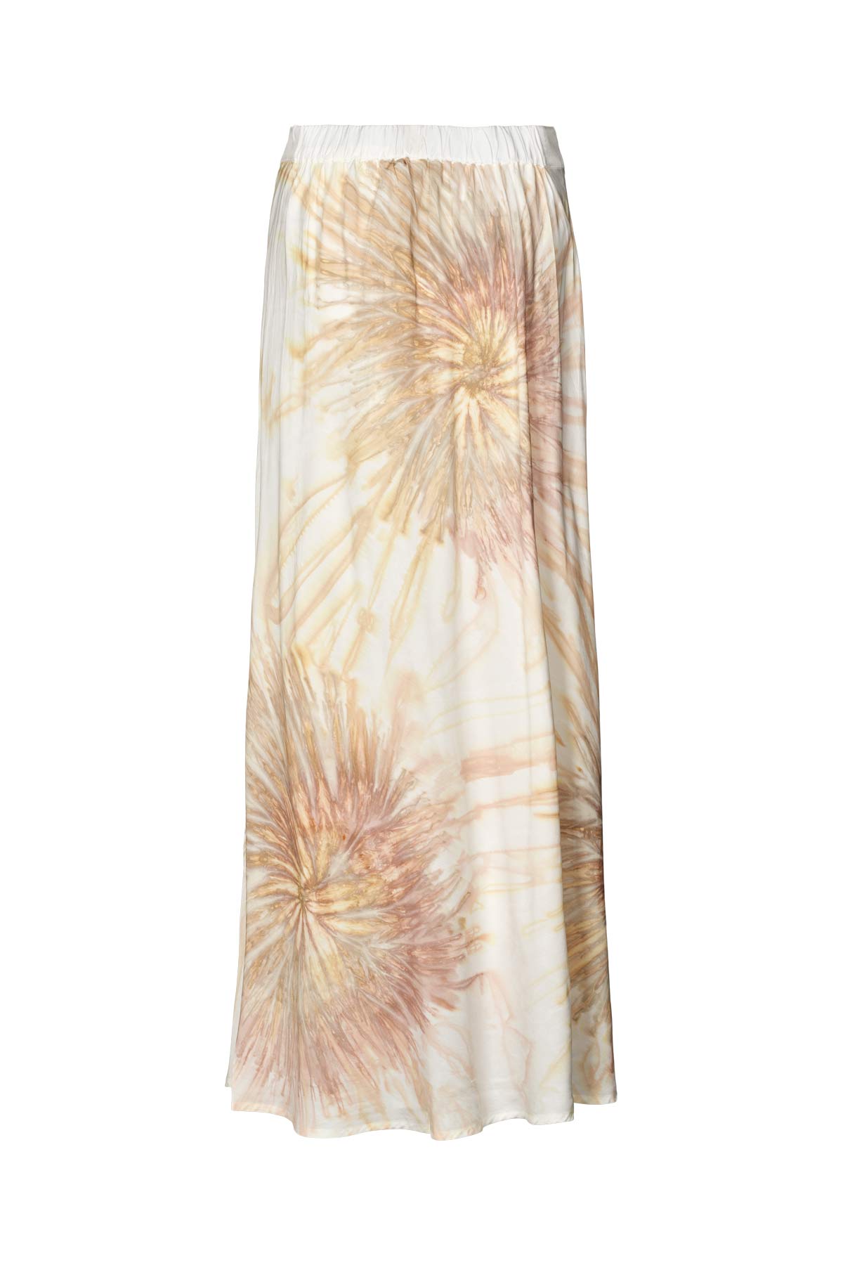 Cartwheel long A-line skirt - Willis I Seashell combo