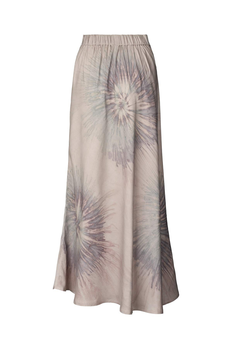 Cartwheel long A-line skirt - Willis I Urchin combo
