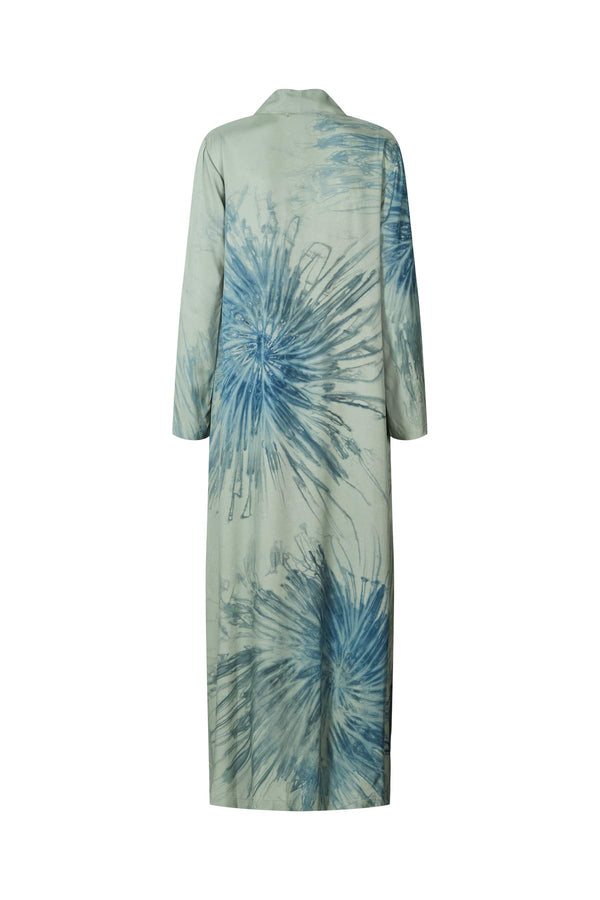 Cartwheel kaftan - Maize I Ocean combo